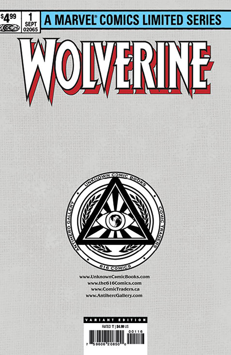 [2 PACK] WOLVERINE BY CLAREMONT & MILLER #1 FACSIMILE EDITION [NEW PRINTING] UNKNOWN COMICS KAARE ANDREWS EXCLUSIVE VAR (12/27/2023)