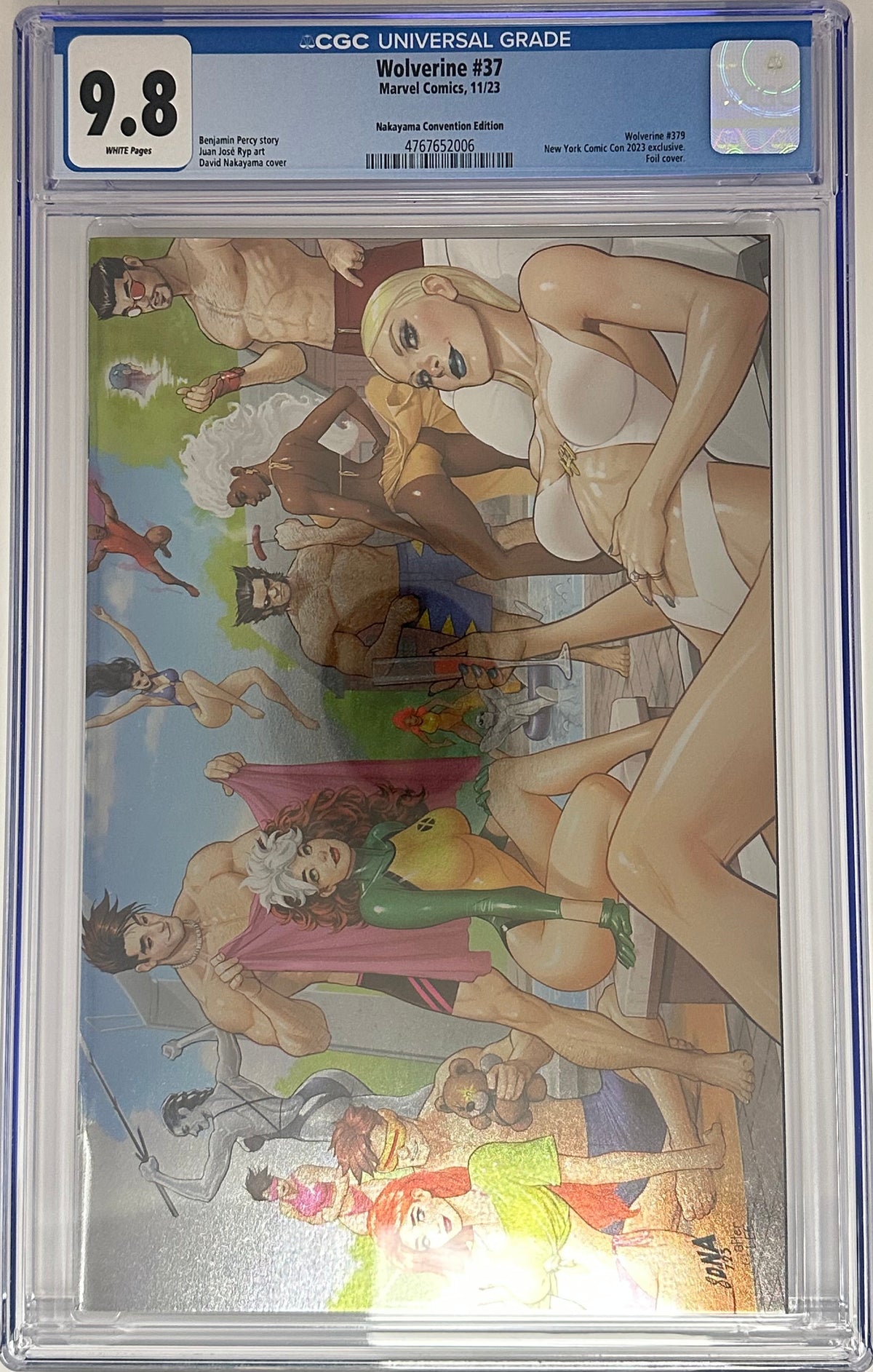 [FOIL] WOLVERINE #37 CGC 9.8 BLUE LABEL DAVID NAKAYAMA EXCLUSIVE [IN STOCK]
