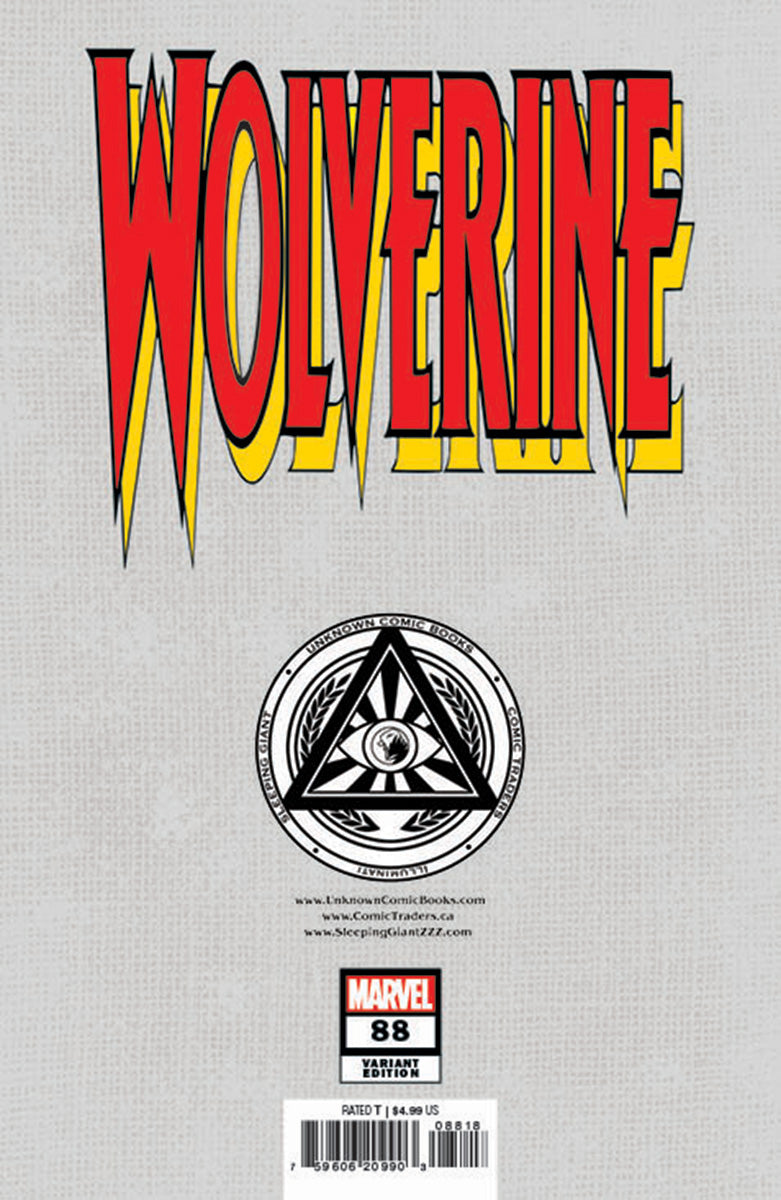 [2 Pack] Wolverine #88 Unknown Comics David Nakayama Facsimile Exclusive Color Bleed Var (07/24/2024)