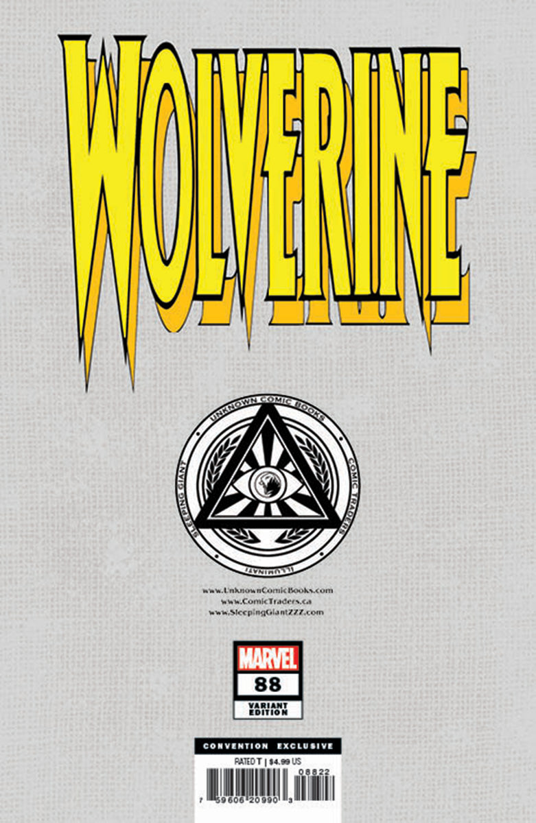 Wolverine #88 Unknown Comics David Nakayama Facsimile Virgin Exclusive Sdcc 2024 Var (07/24/2024)