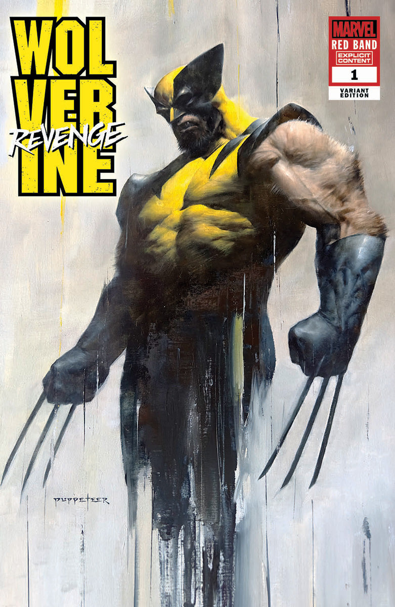 [2 Pack] Wolverine: Revenge - Red Band #1 Unknown Comics Puppetter Lee Exclusive Var  [Polybagged] Explicit Content (08/21/2024)