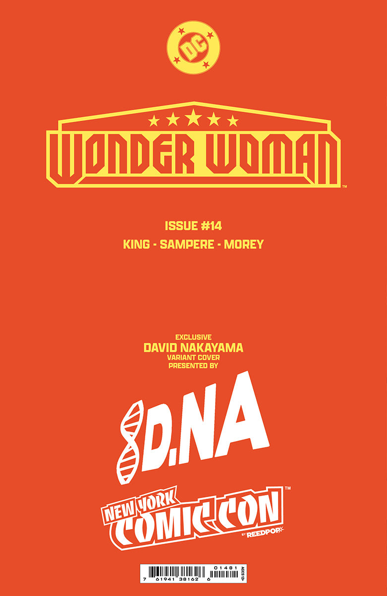 [FOIL] WONDER WOMAN #14 DAVID NAKAYAMA NYCC 2024 EXCLUSIVE VIRGIN PREMIUM VAR  (10/23/2024)