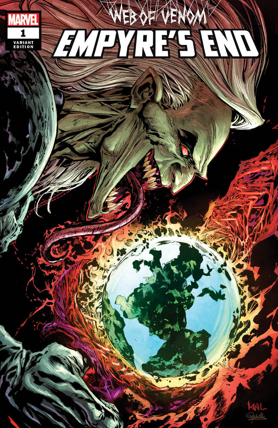 Web Of Venom Empyres End #1 by Ken Lashley [ORIGINAL ART]