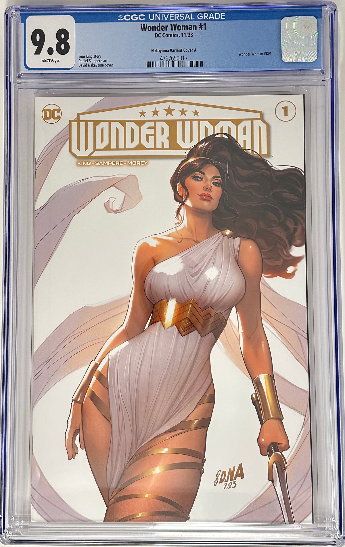 WONDER WOMAN #1 CGC 9.8 BLUE LABEL DAVID NAKAYAMA EXCLUSIVE VAR [IN STOCK]