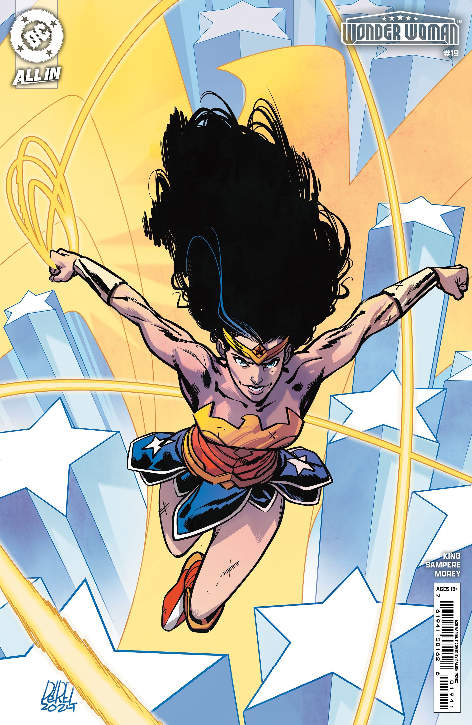 Wonder Woman #19 E 1:25 Ramon Perez Variant (03/26/2025) Dc