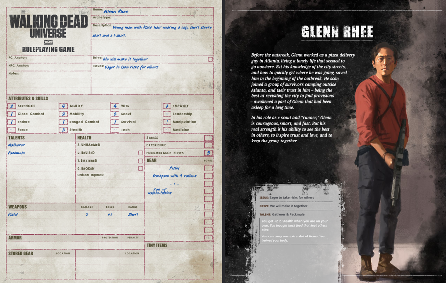 The Walking Dead Universe (RPG Book + PDF) Hardcover