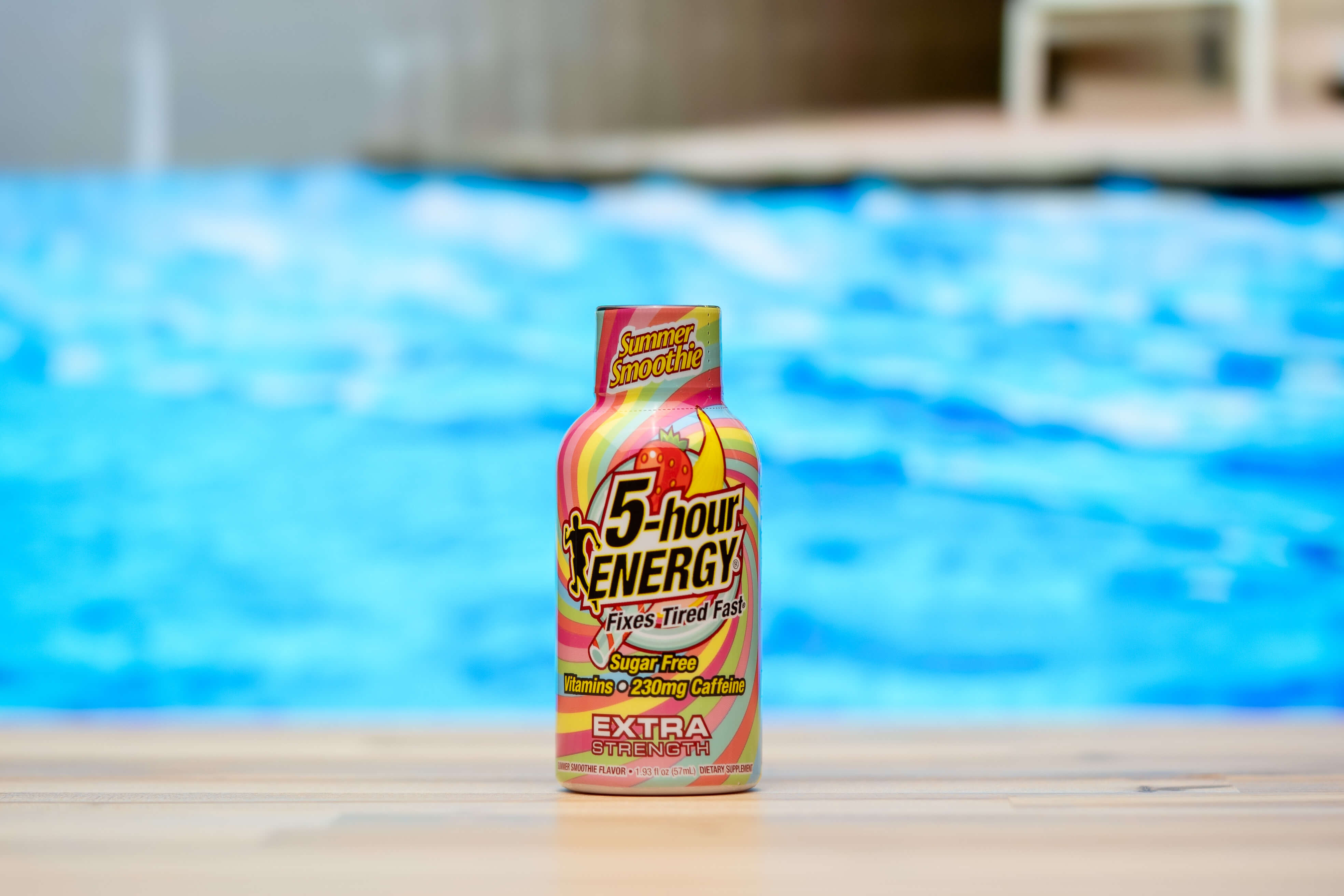 24 Pack 5-hour ENERGY Extra Strength Shots, Summer Smoothie Flavor, 1.93 Fl Oz