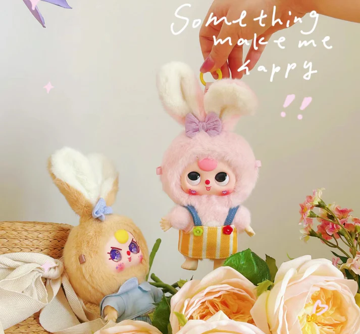 Baby Three -Macaron Rabbit Stuffed Blind Box (1 Blind Box)