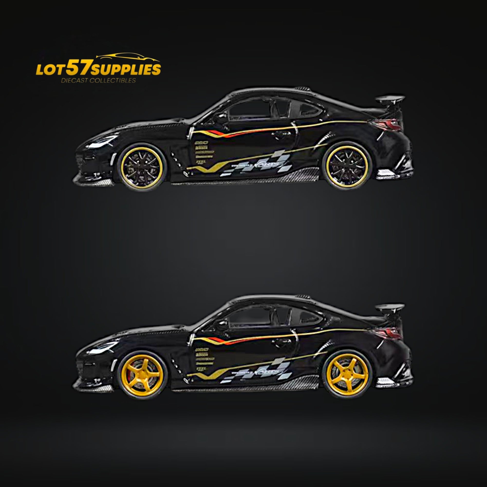 CM Model Subaru BRZ Varis BRZ ARISING-1 in Black 1:64 CM64-BRZ-02