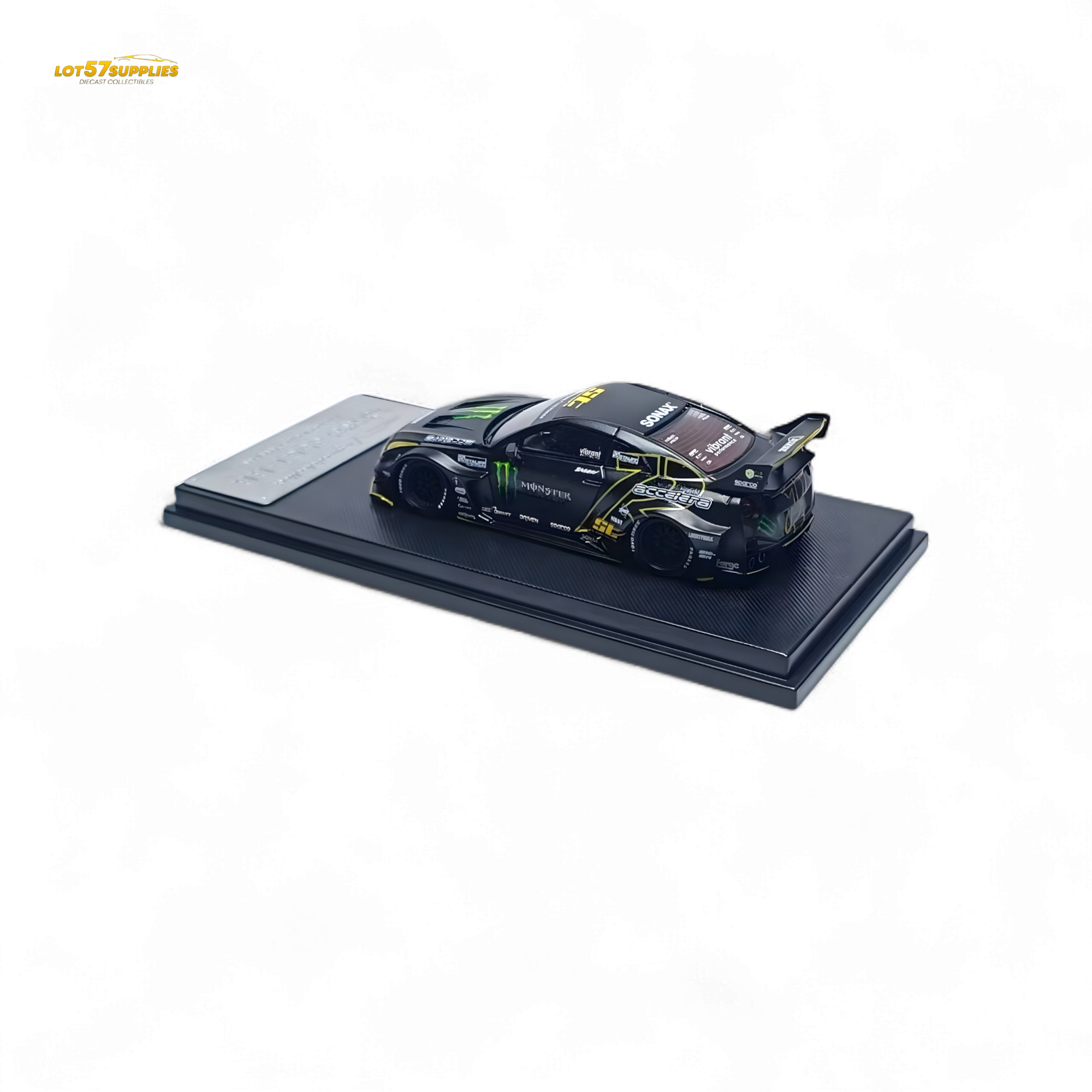 MC Skyline R35 GTR GT - Matte Black Monster 1:64