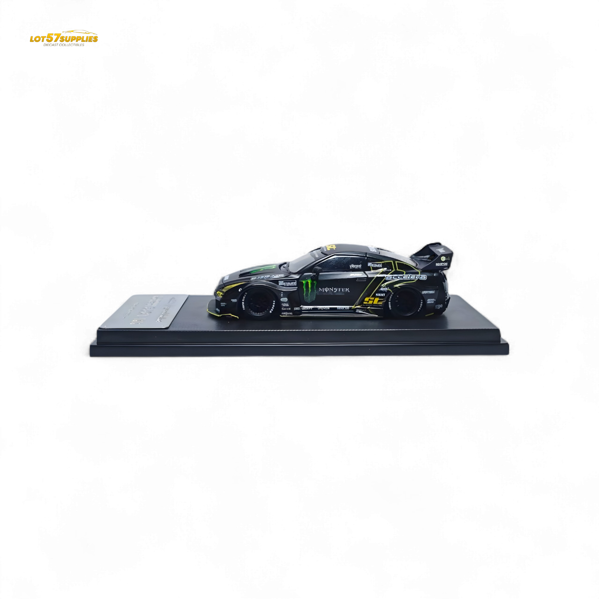 MC Skyline R35 GTR GT - Matte Black Monster 1:64