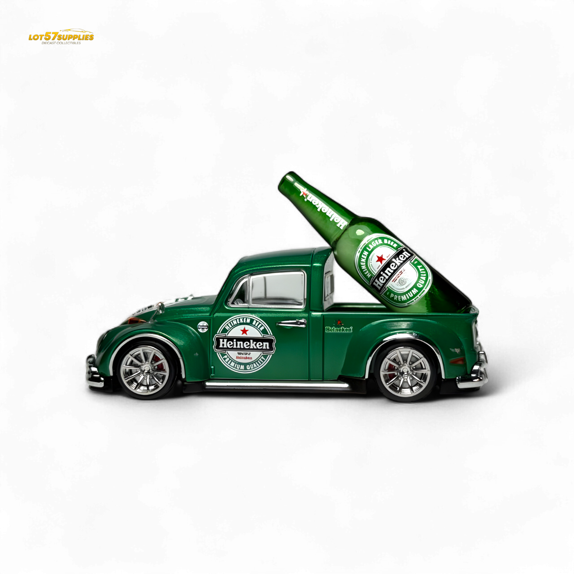 Liberty 64 Beetle Pickup - H E I N E K E N Livery 1:64