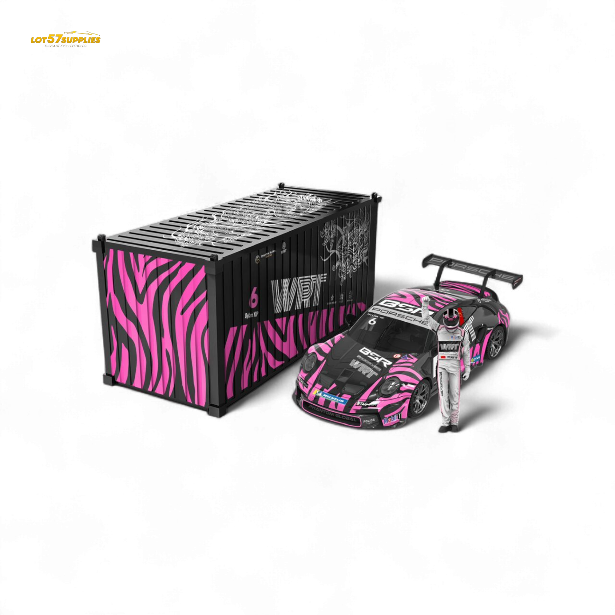 ModernArt & WRT Porsche 911 GT3 Carrera Cup Container Set 1:64