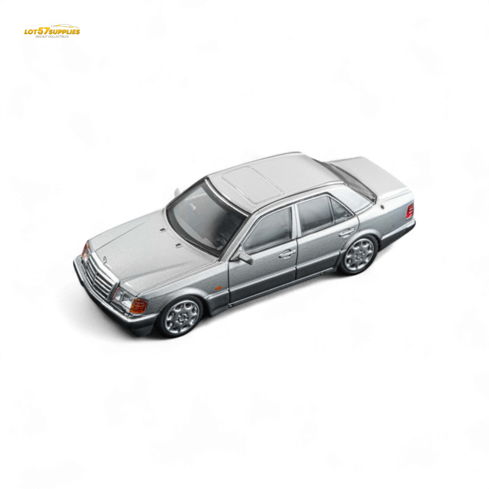 (Pre-Order) DCM 1/64 Benz 500E - Titanium Gray Silver 1/64