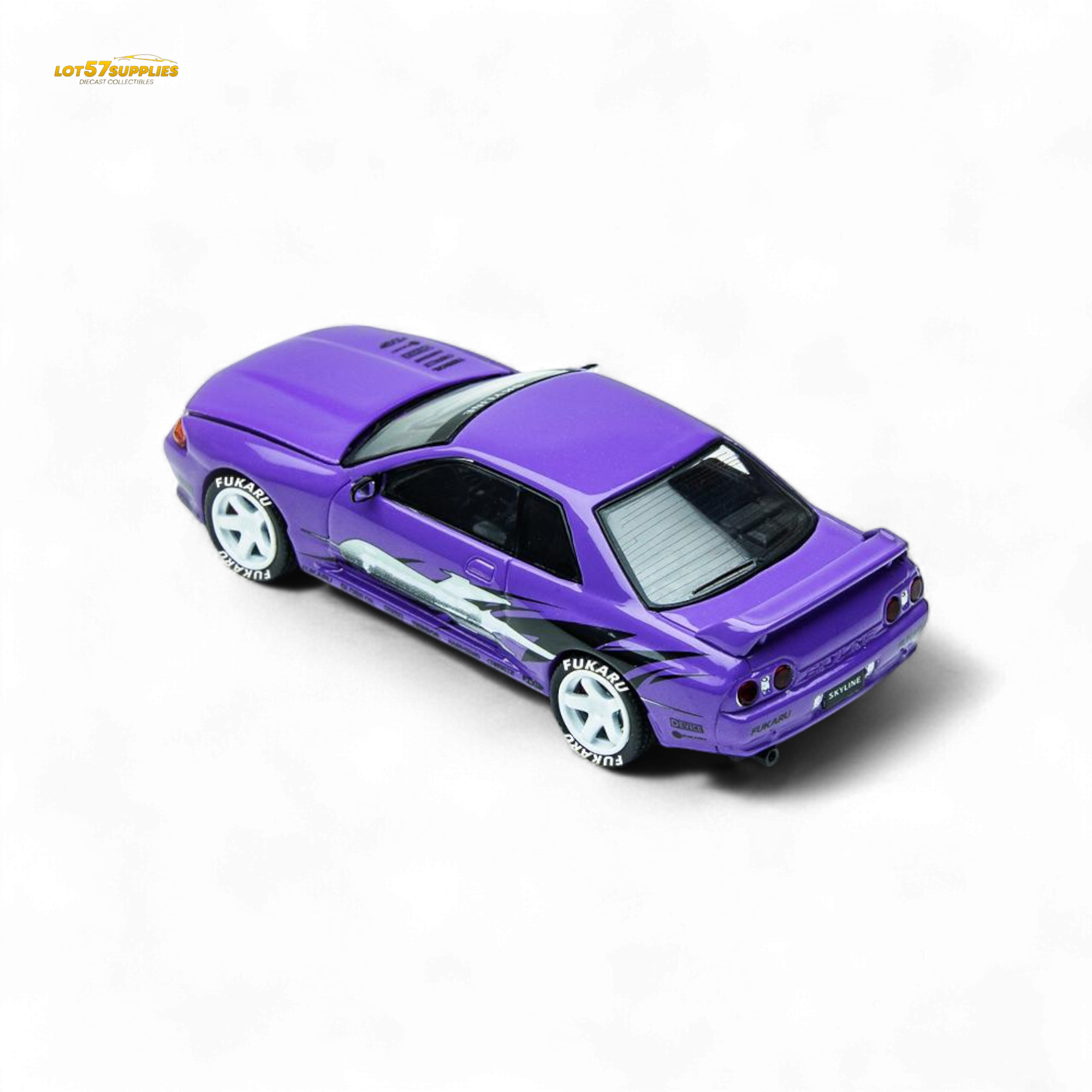 (Pre-Order) TimeMicro Skyline GT-R R32 Los Santos Drift - Purple 1/64