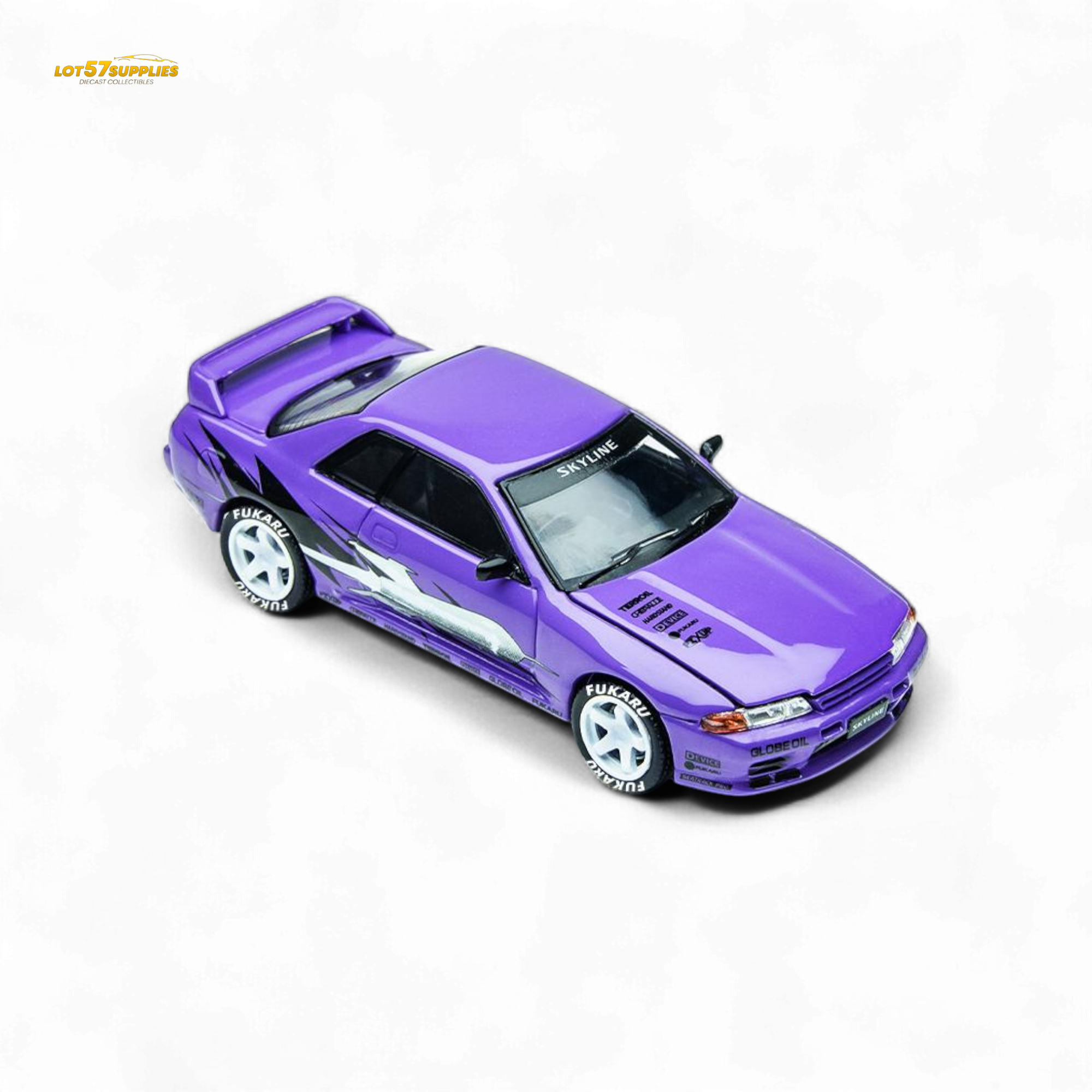 (Pre-Order) TimeMicro Skyline GT-R R32 Los Santos Drift - Purple 1/64