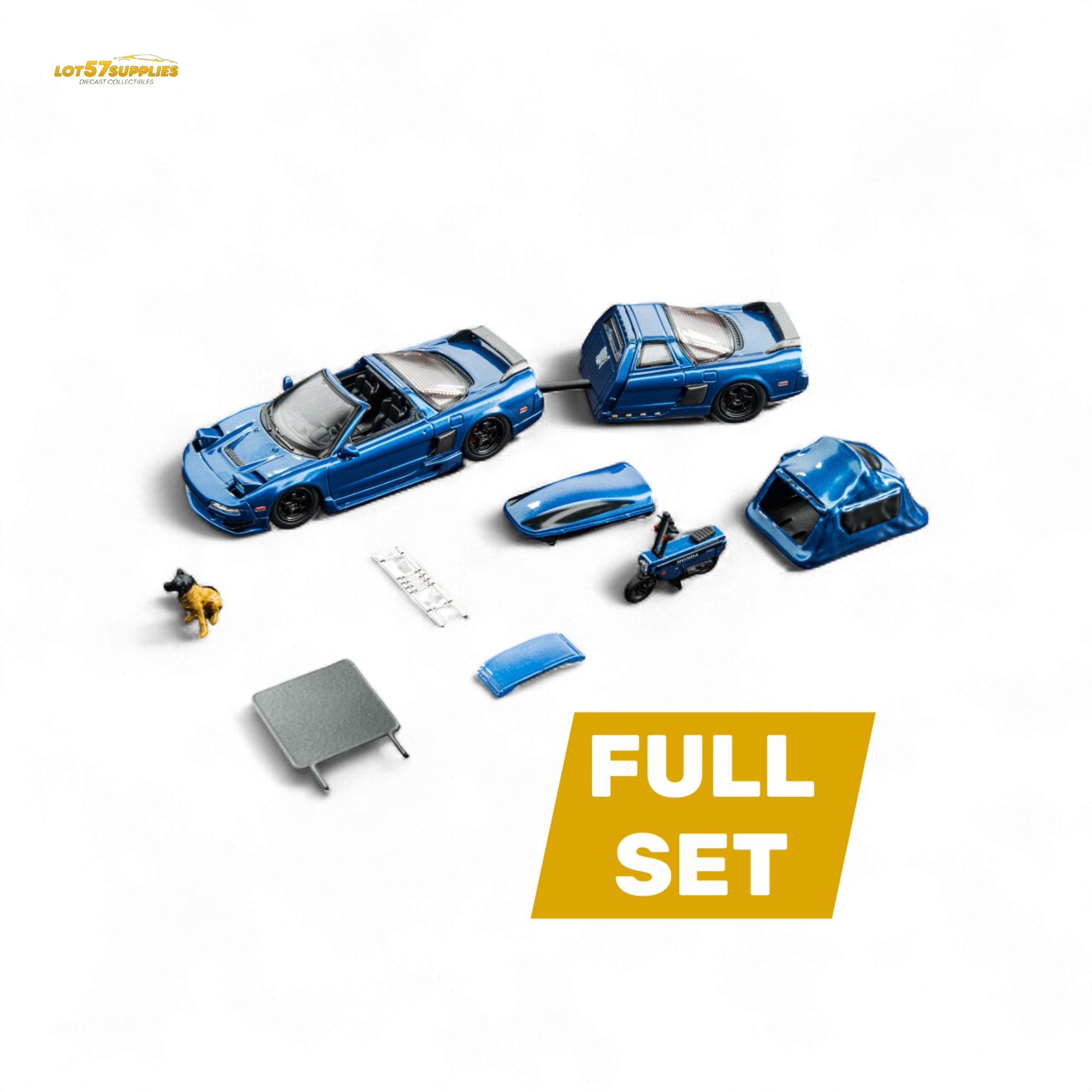 Findclassically NSX TRA - Transparent Blue FULL Set 1:64