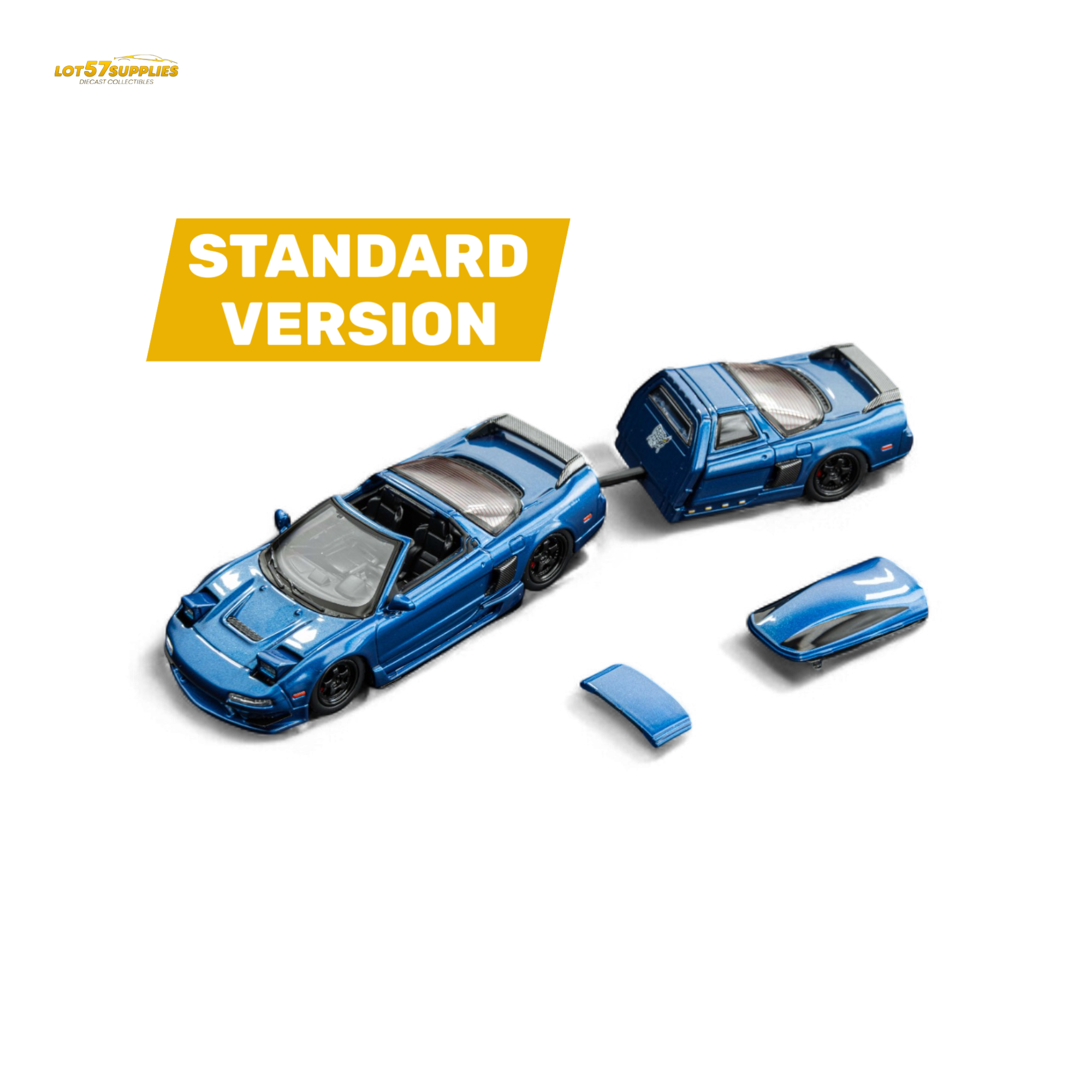 Findclassically NSX TRA - Transparent Blue - Standard Version 1:64
