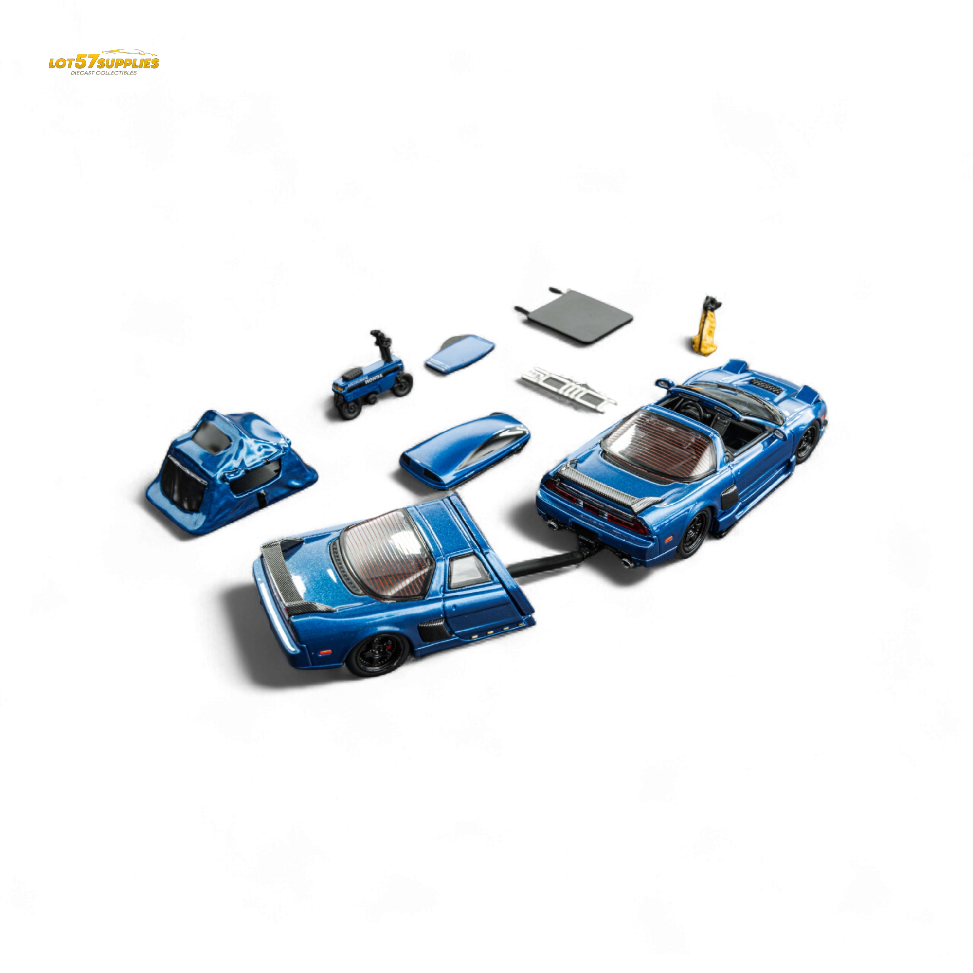 Findclassically NSX TRA - Transparent Blue FULL Set 1:64