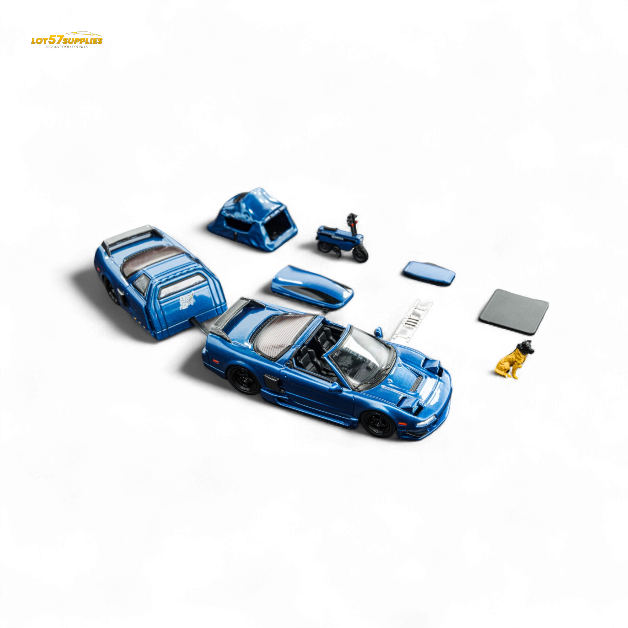 Findclassically NSX TRA - Transparent Blue FULL Set 1:64