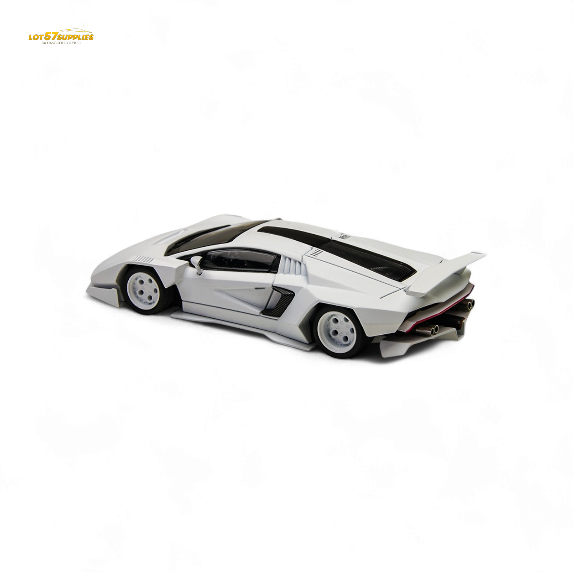 TimeMicro × PSC DESIGN 1/64 Countach V Ver. Mechanic PSC - White 1:64