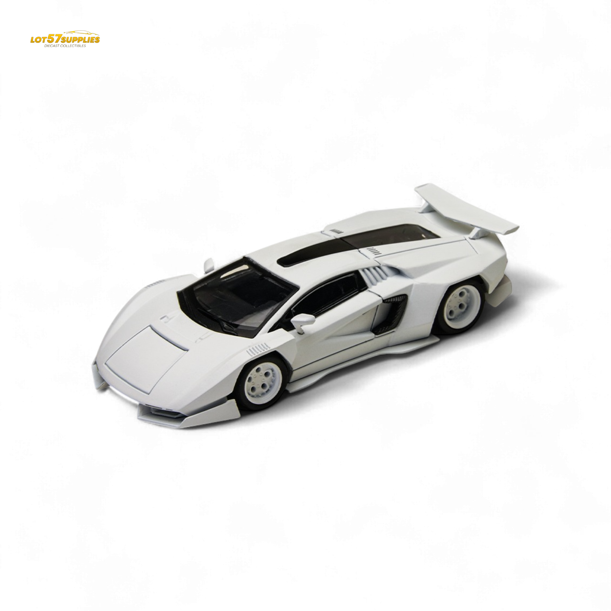 TimeMicro × PSC DESIGN 1/64 Countach V Ver. Mechanic PSC - White 1:64