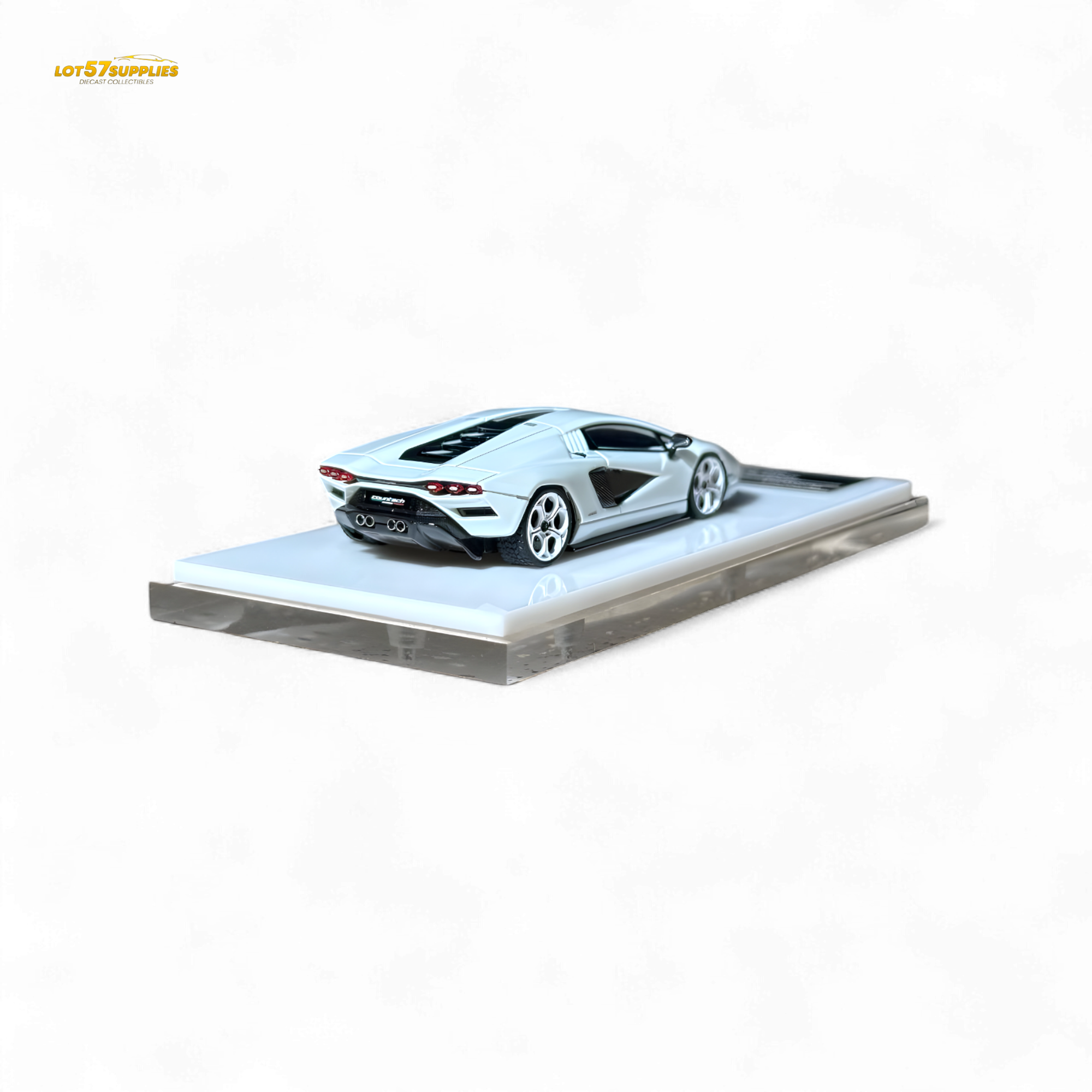 Fuelme Model NEO COUNTACH LPI 800-4 BIANCO SIDERALE 1:64 Resin