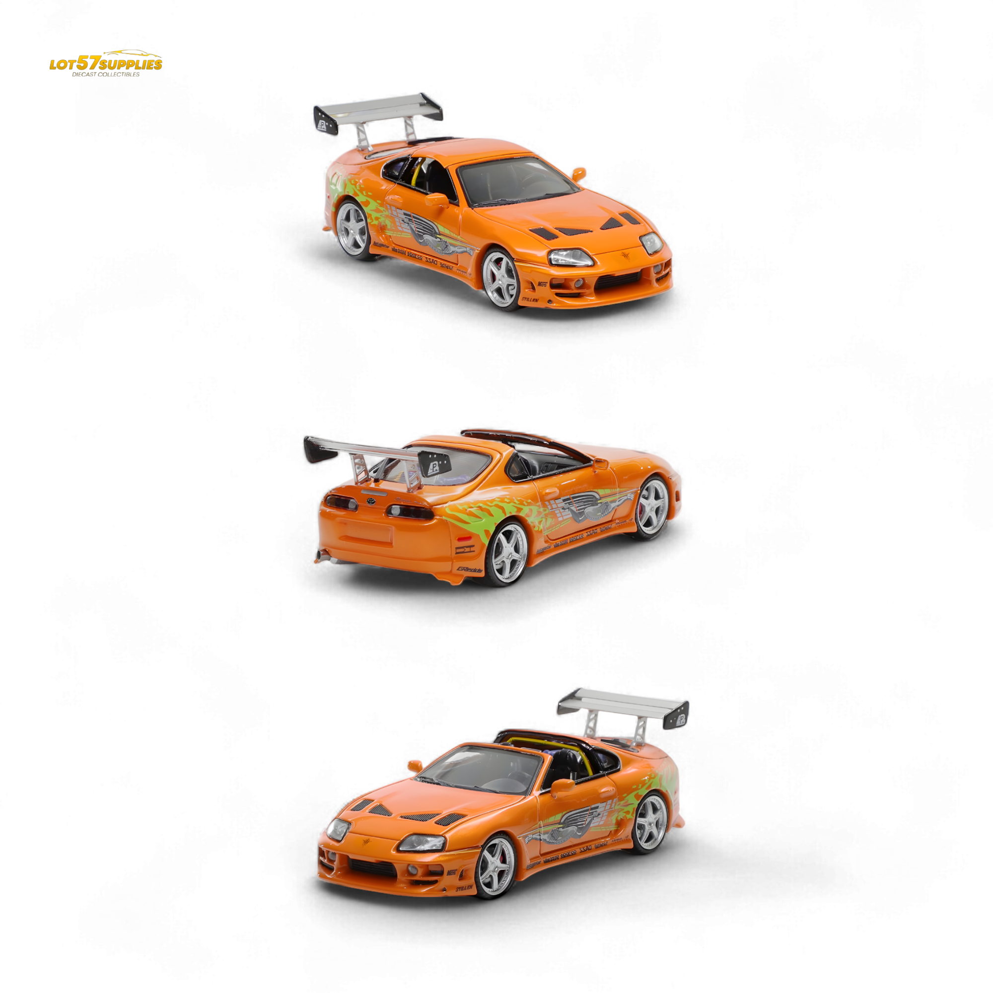(Pre-Order) Fast Speed Supra Targa 4th Generation Bomex Version - FNF Orange Ordinary 1:64