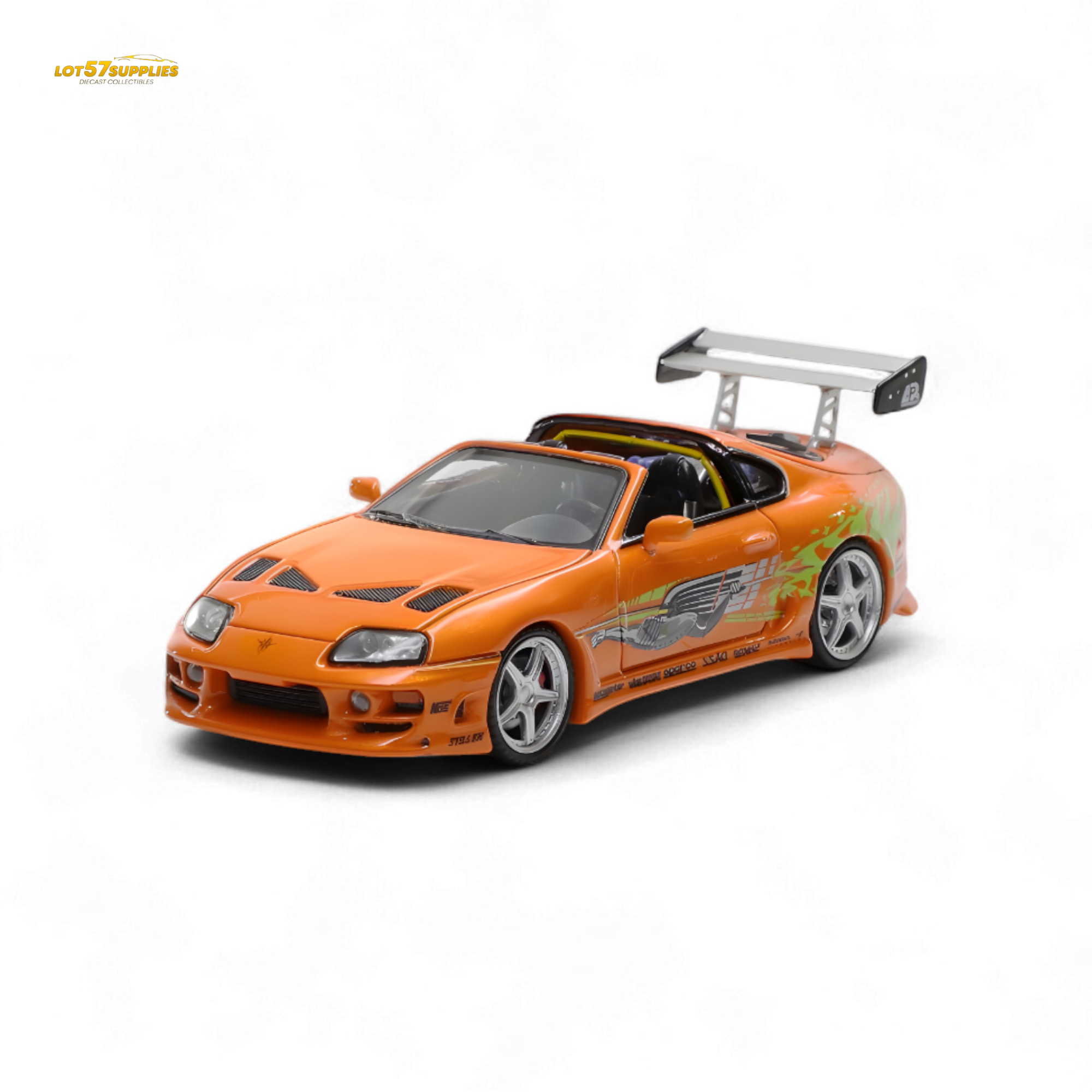 (Pre-Order) Fast Speed Supra Targa 4th Generation Bomex Version - FNF Orange Ordinary 1:64
