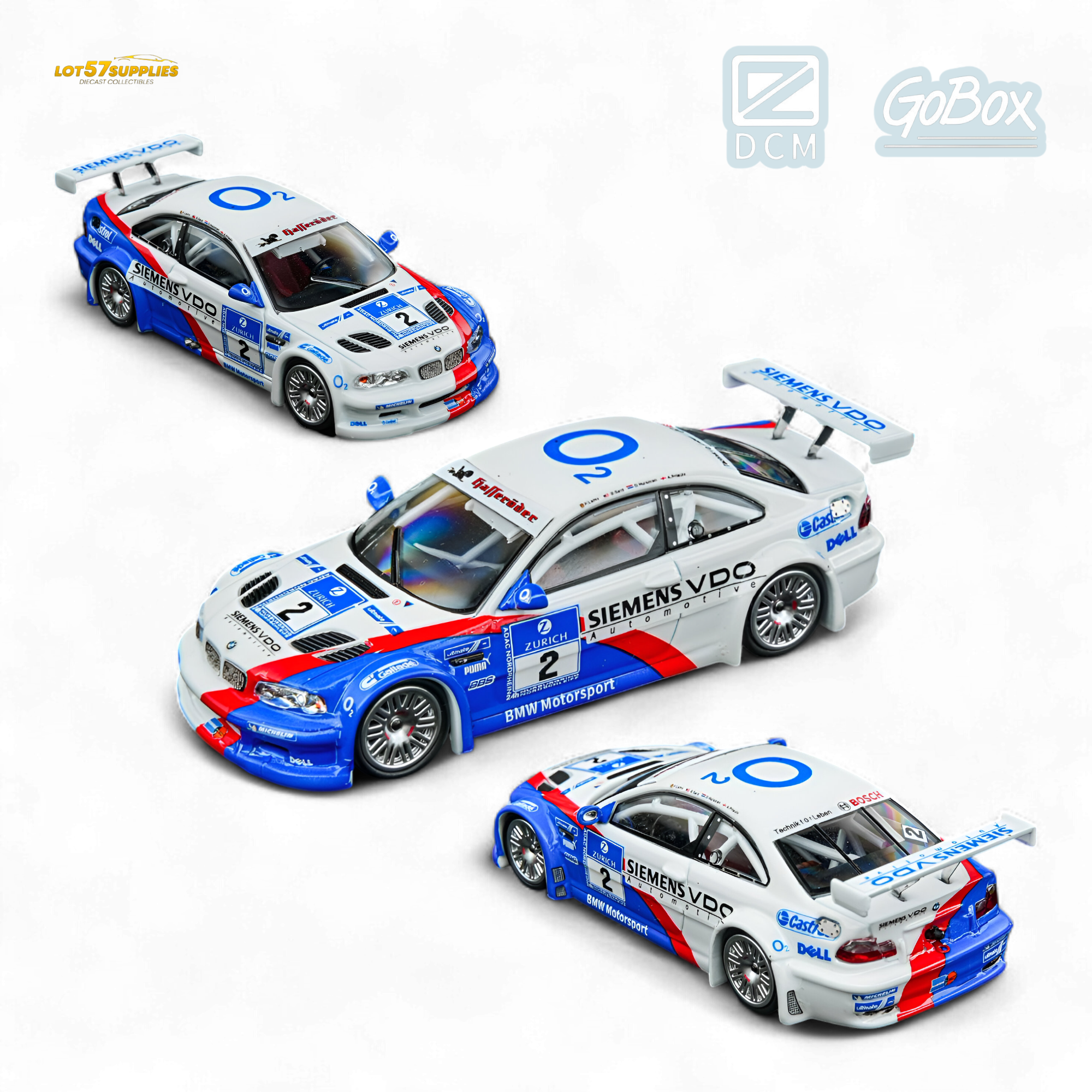 DCM & GOBOX M3 GTR E46 - SIEMENS 2 1:64