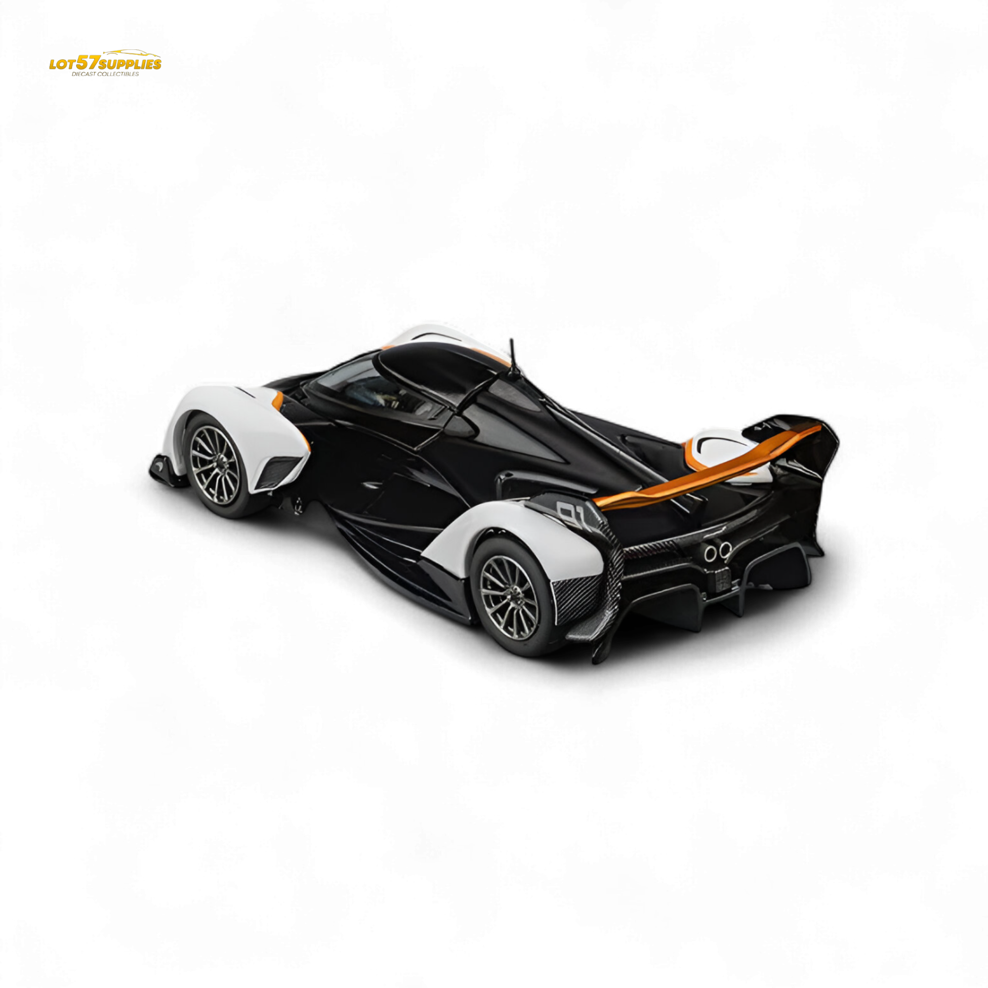 (Pre-Order) CM Model McLaren Solus GT Black White 1:64