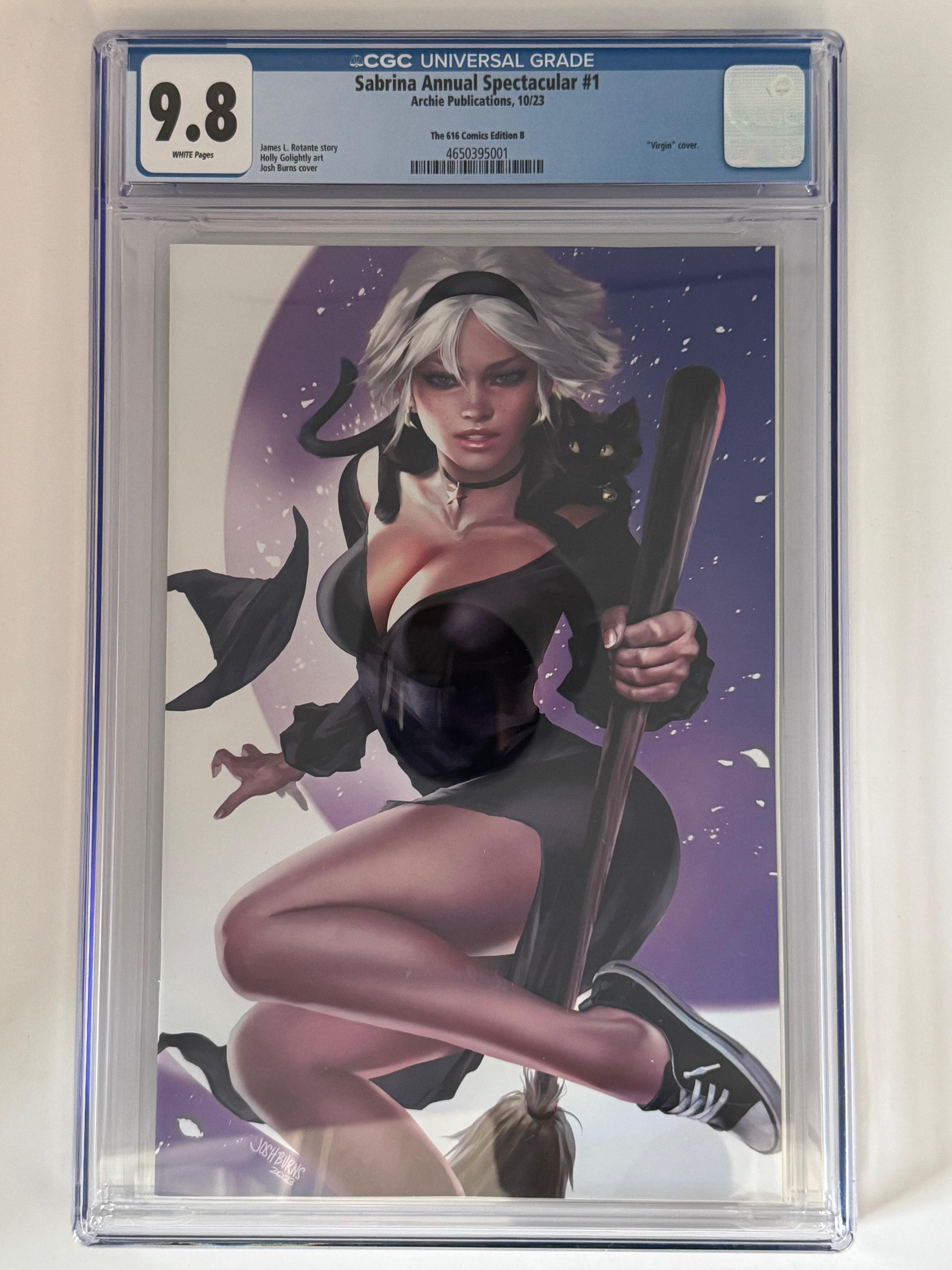 Sabrina Annual Spectacular #1 CGC 9.8 Blue Label Burns Exclusive Var