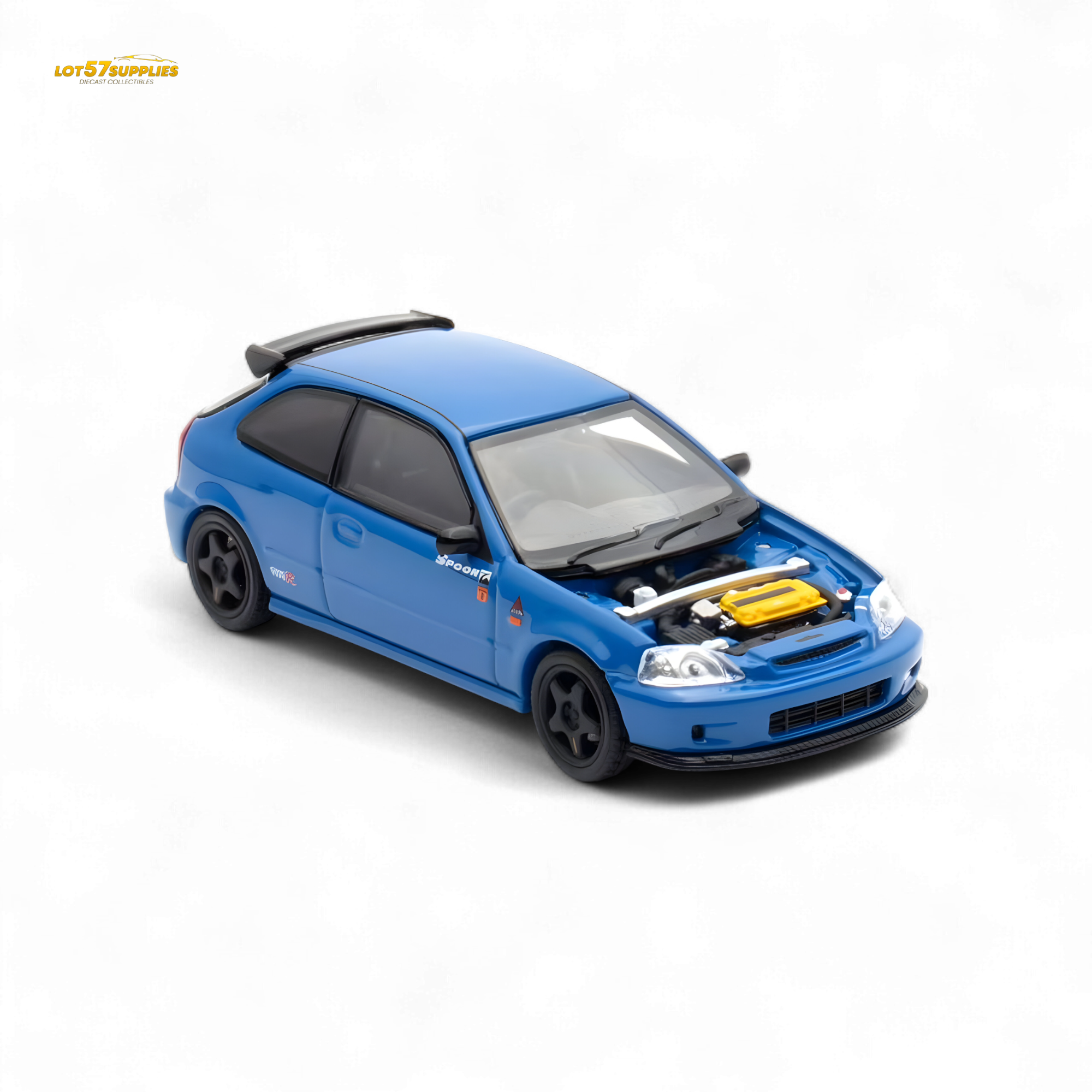 Motorhelix Honda Civic EK9 Malaysia Limited Edition - Blue 1:64