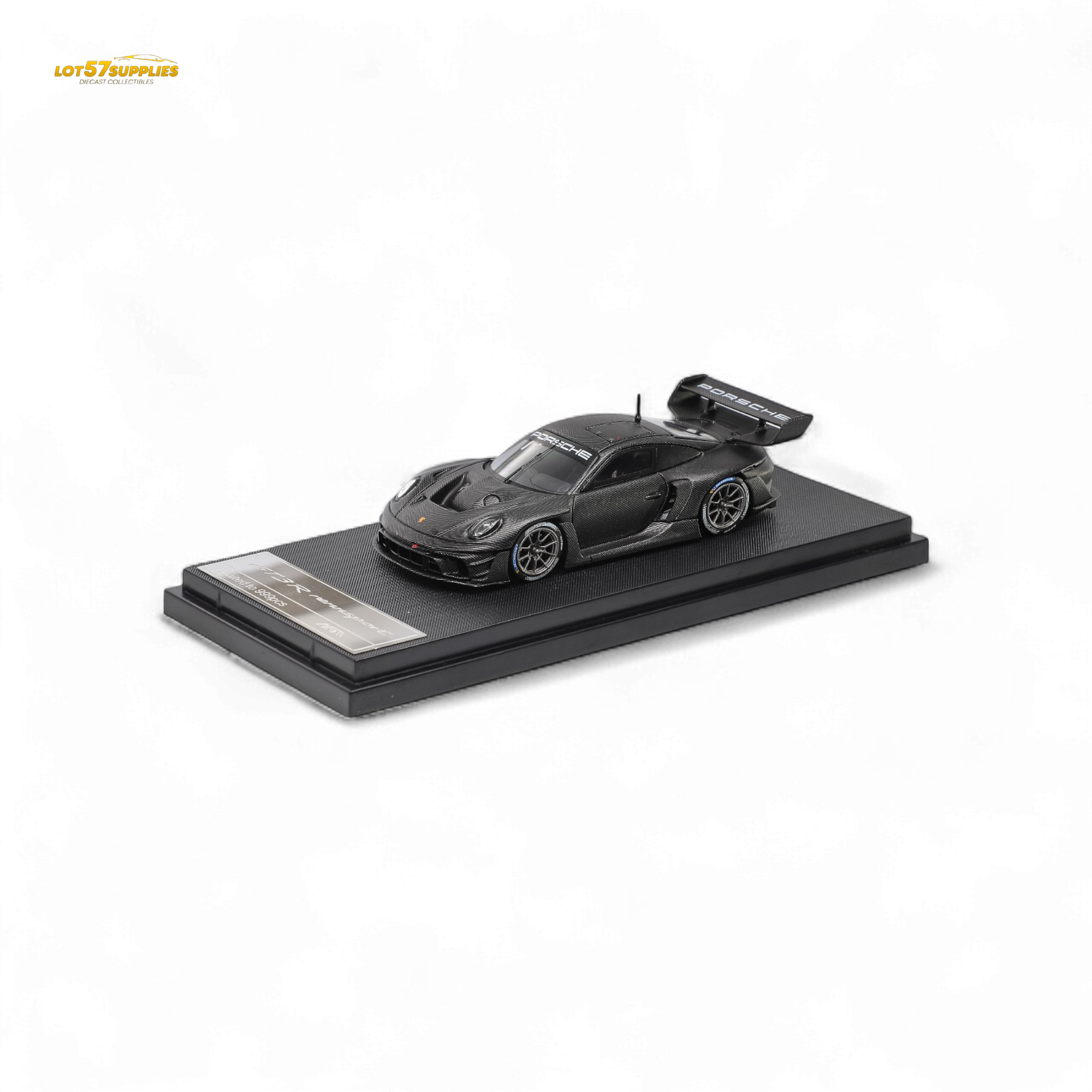 (Pre-Order) HKM 911 (992) GT3 R Rennsport - Full Carbon Black 1:64