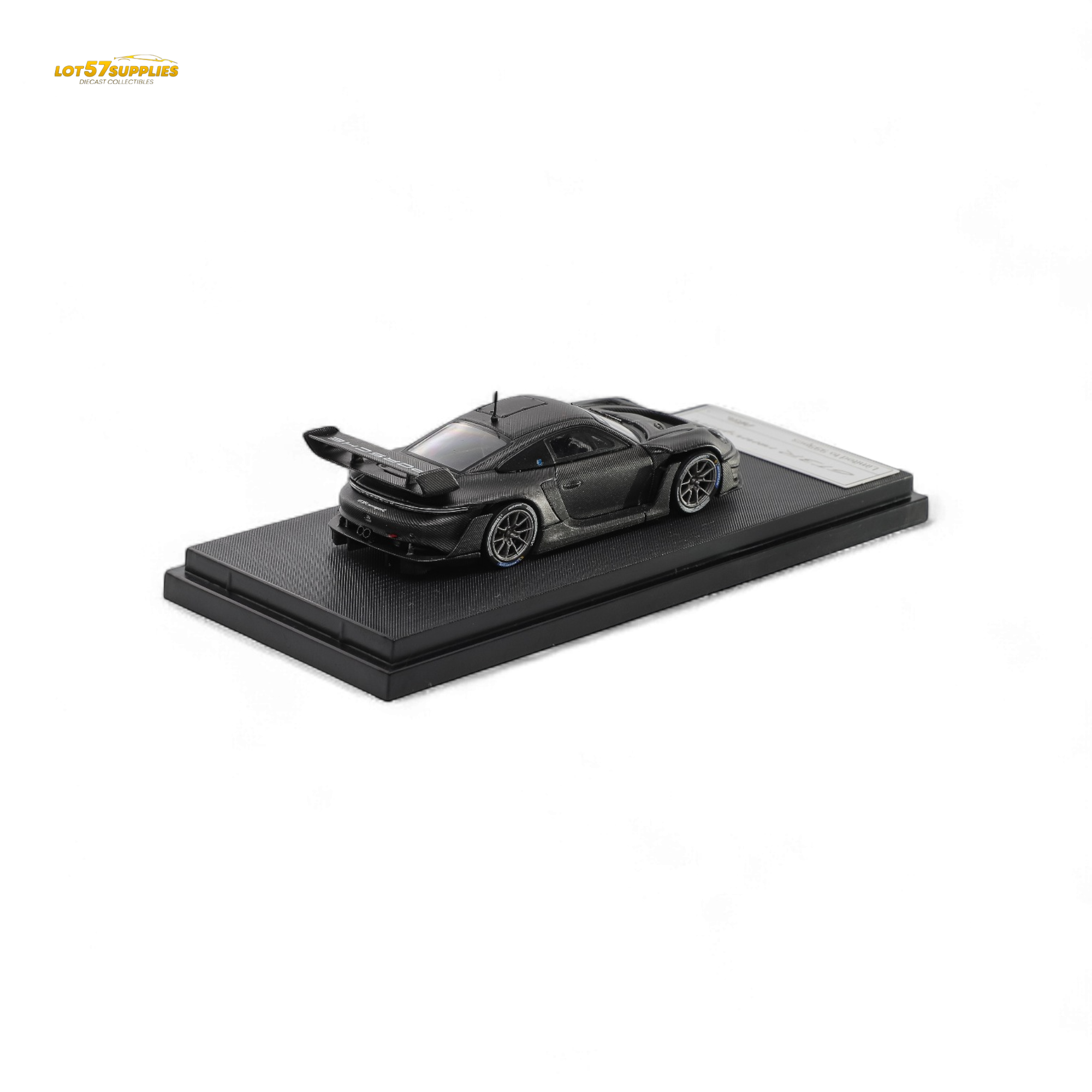 (Pre-Order) HKM 911 (992) GT3 R Rennsport - Full Carbon Black 1:64