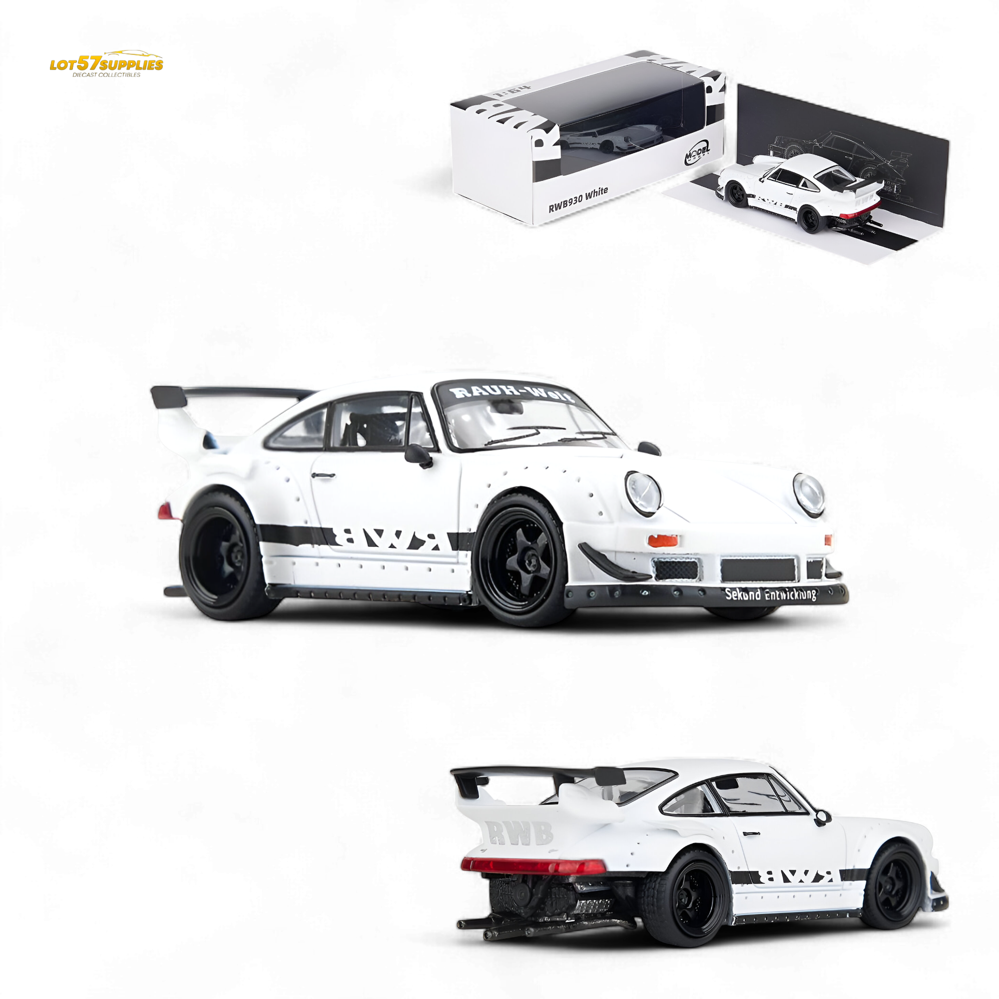 Model Model RWB 993 White 1:64