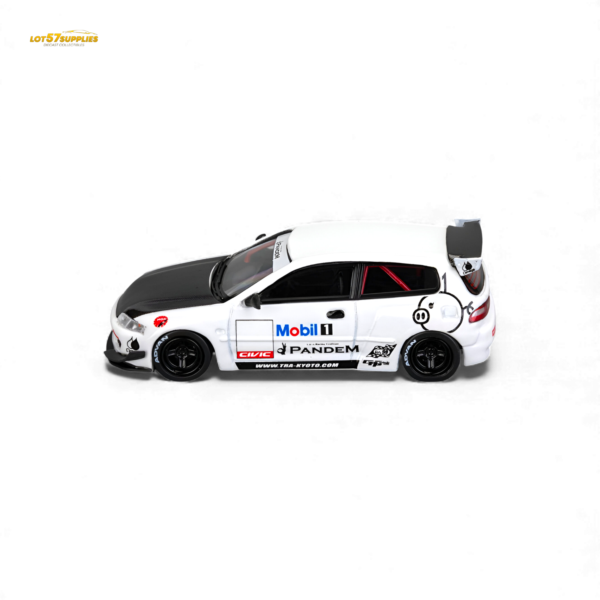 (Pre-Order) Et Model Honda Civic EG6 Mobil 1 Livery 1:64