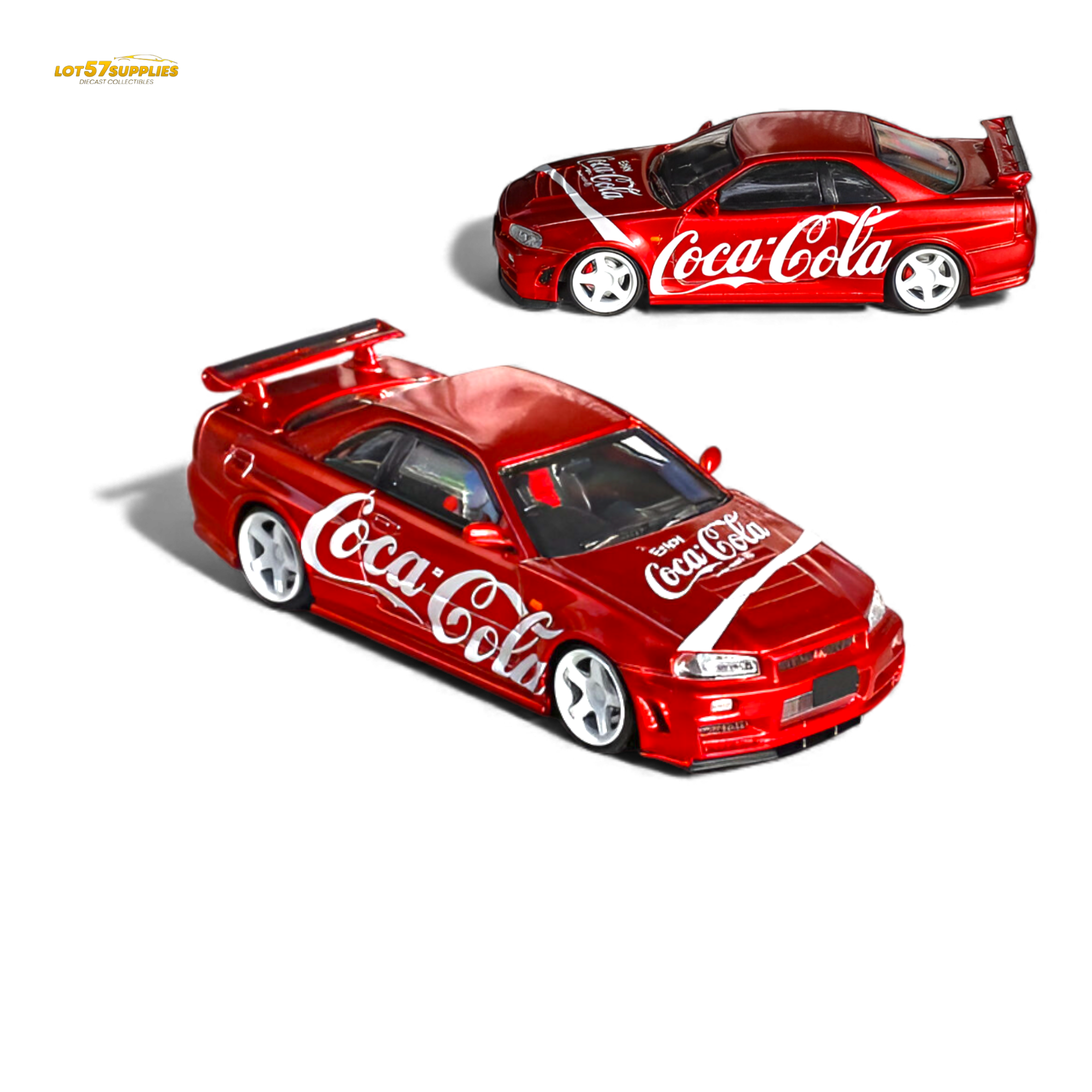 (Pre-Order) Fuji Nissan Skyline R34 GT-R Nismo Z-Tune Coca Cola 1:64