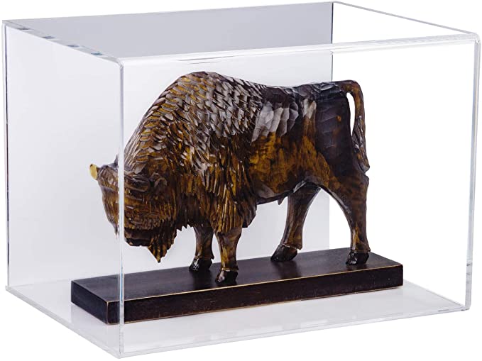 Versatile Acrylic Display Case with Slide Back and Size Options