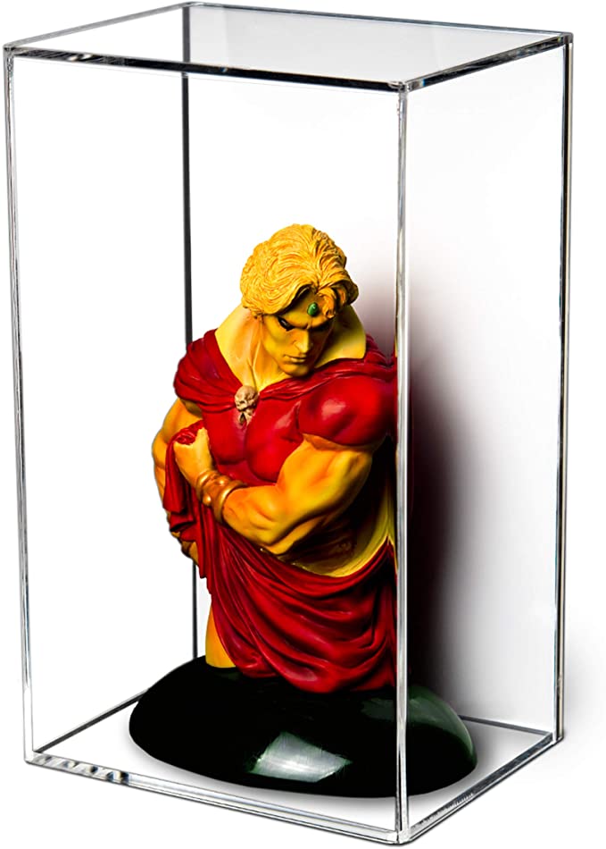 Versatile Acrylic Display Case with Slide Back and Size Options