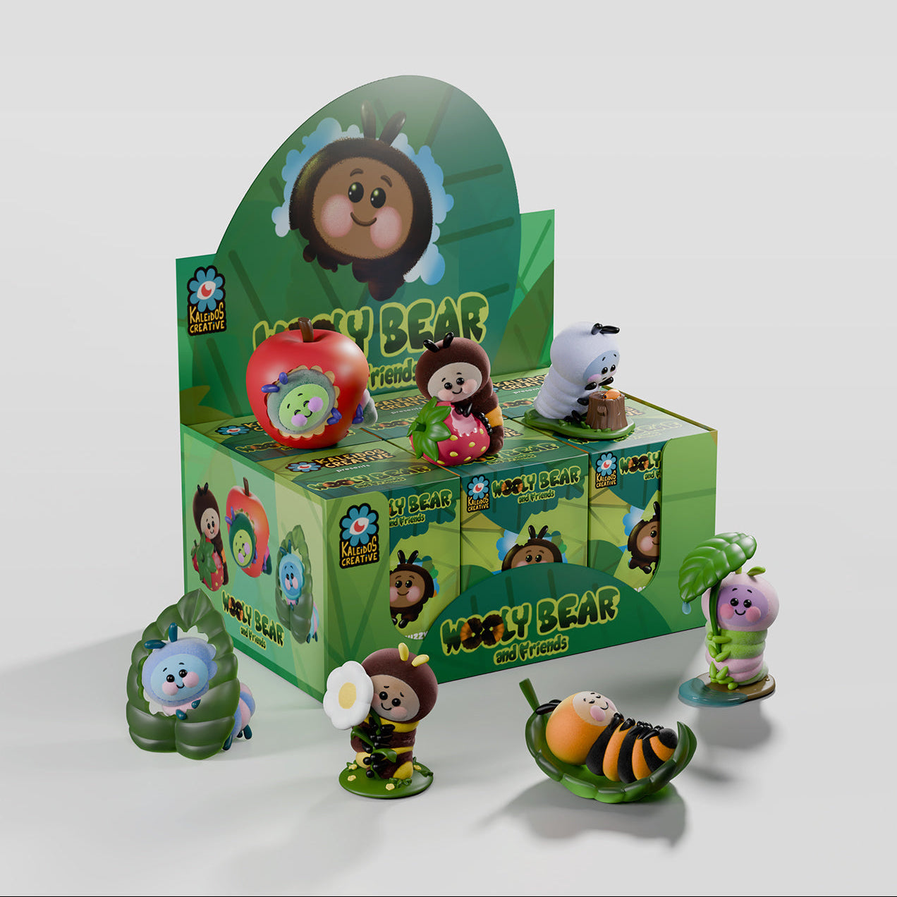 Kaleidos Creative: Wooly Bear and Friends Vinyl Blind Box