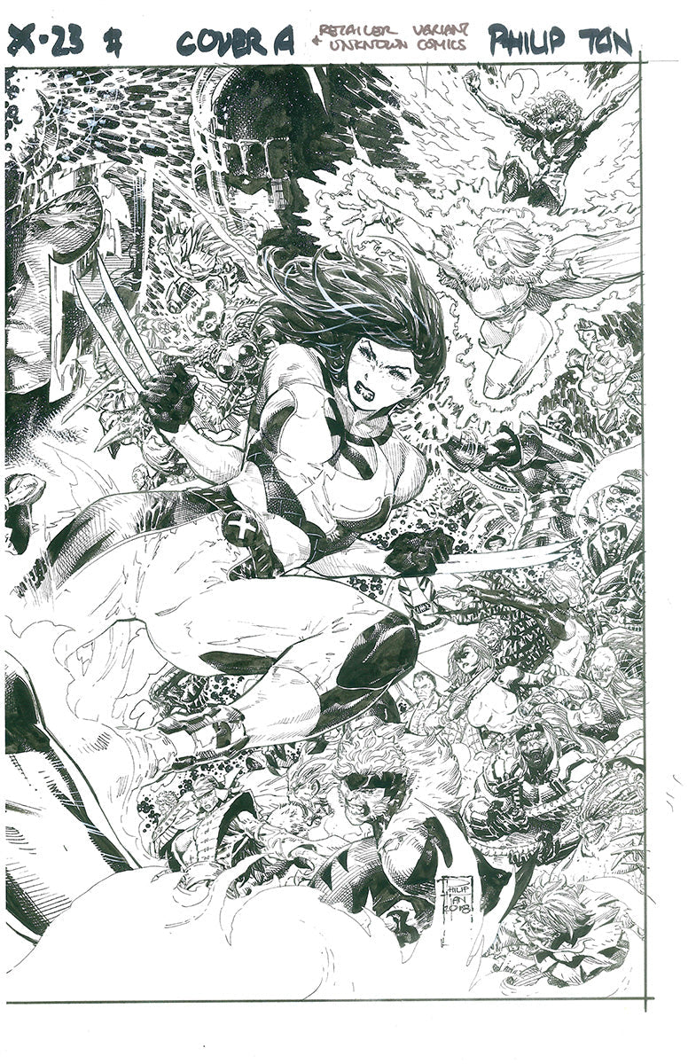 Return of Wolverine #1 | X-23 #5 by Philip Tan [ORIGINAL ART] [2 PIECES OF ART]