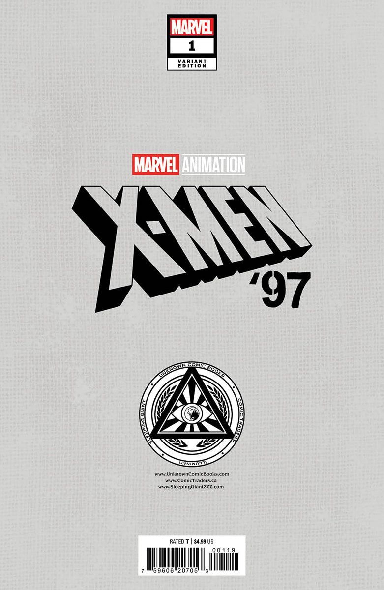 [SIGNED W/ COA] X-MEN '97 1 UNKNOWN COMICS TYLER KIRKHAM EXCLUSIVE VIRGIN VAR [IN STOCK]