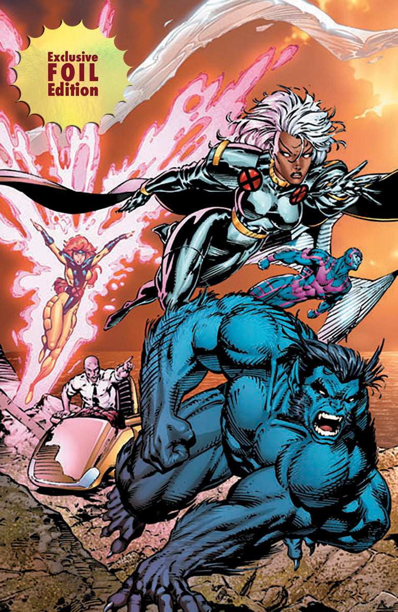 [8 PACK] X-Men #1 FOIL Premium Set: Andrews Blue/Gold, Lee Connecting + Mystery [INST]