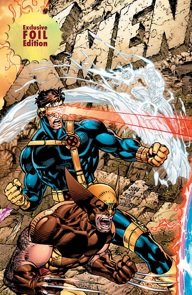 [8 PACK] X-Men #1 FOIL Premium Set: Andrews Blue/Gold, Lee Connecting + Mystery [INST]