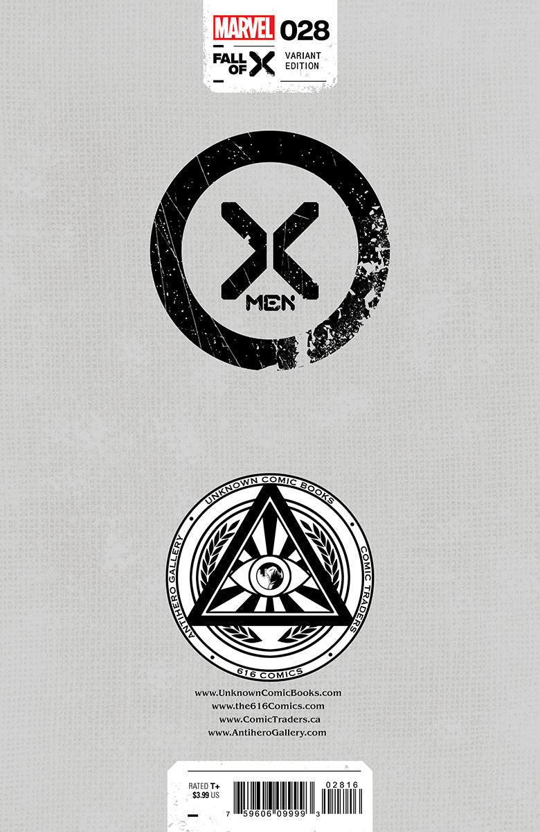 X-MEN #28 [FALL] UNKNOWN COMICS DELL’OTTO EXCLUSIVE VIRGIN VAR (11/01/2023)