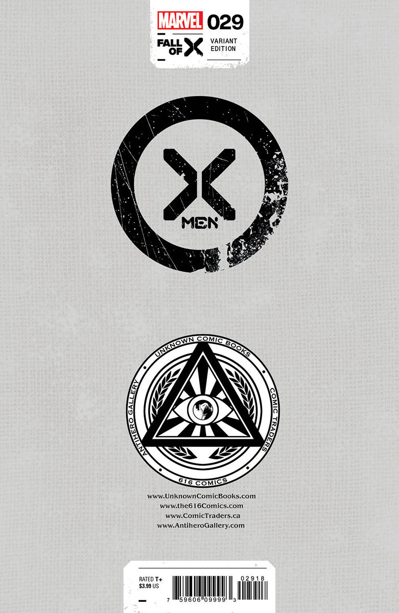 X-MEN #29 [FALL] UNKNOWN COMICS DAVID NAKAYAMA EXCLUSIVE VIRGIN VAR (12/06/2023)