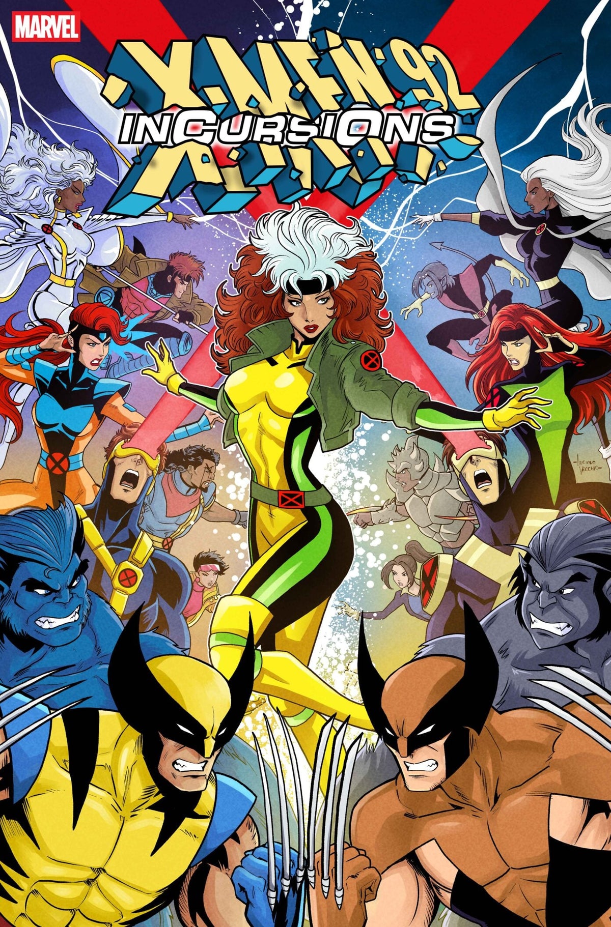 X-MEN '92: INCURSIONS #1 COVER B Luciano Vecchio CB (01/06/2027)