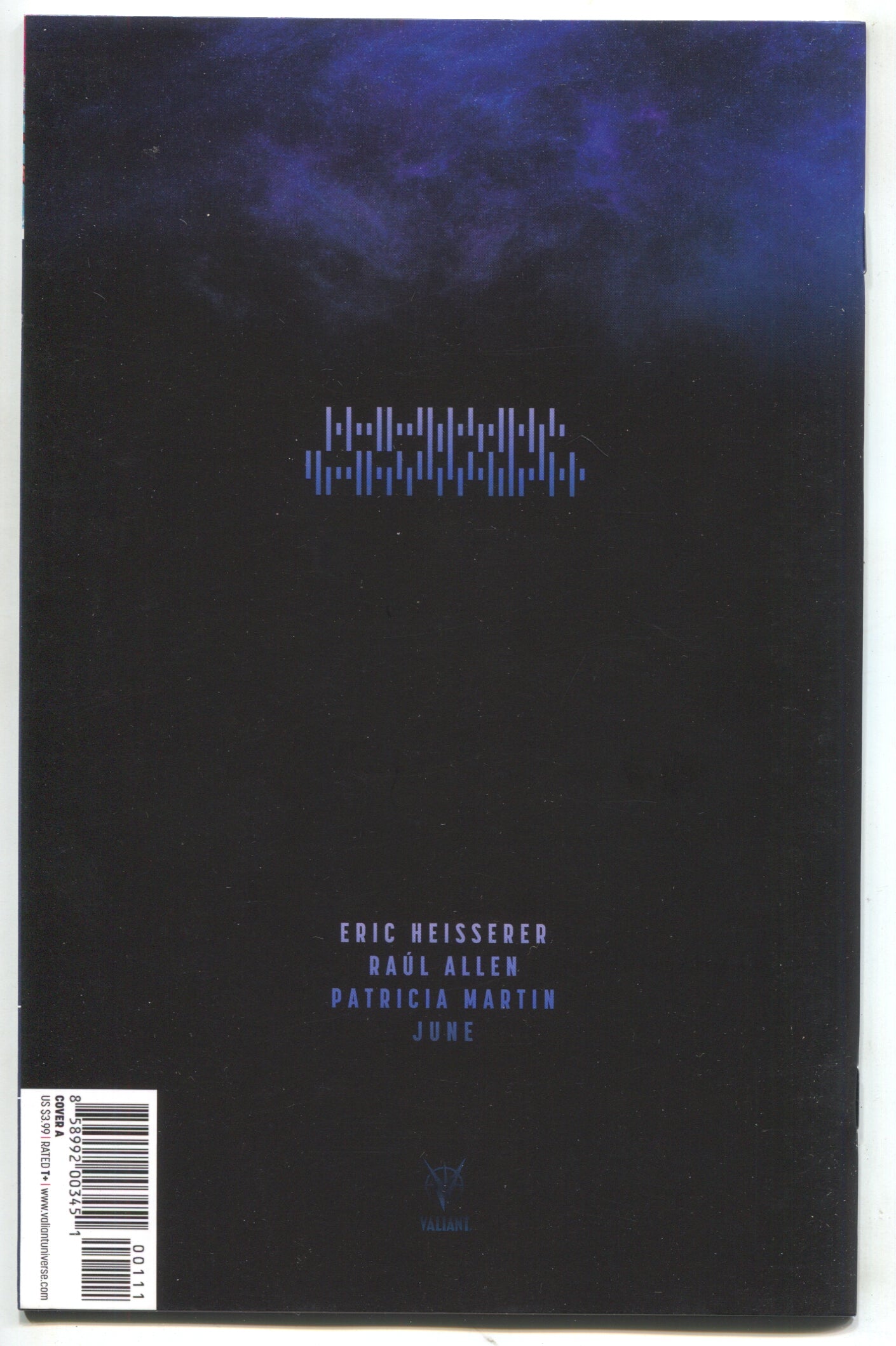 X-O Manowar 1 A Valiant 2017 NM Lewis LaRosa Variant