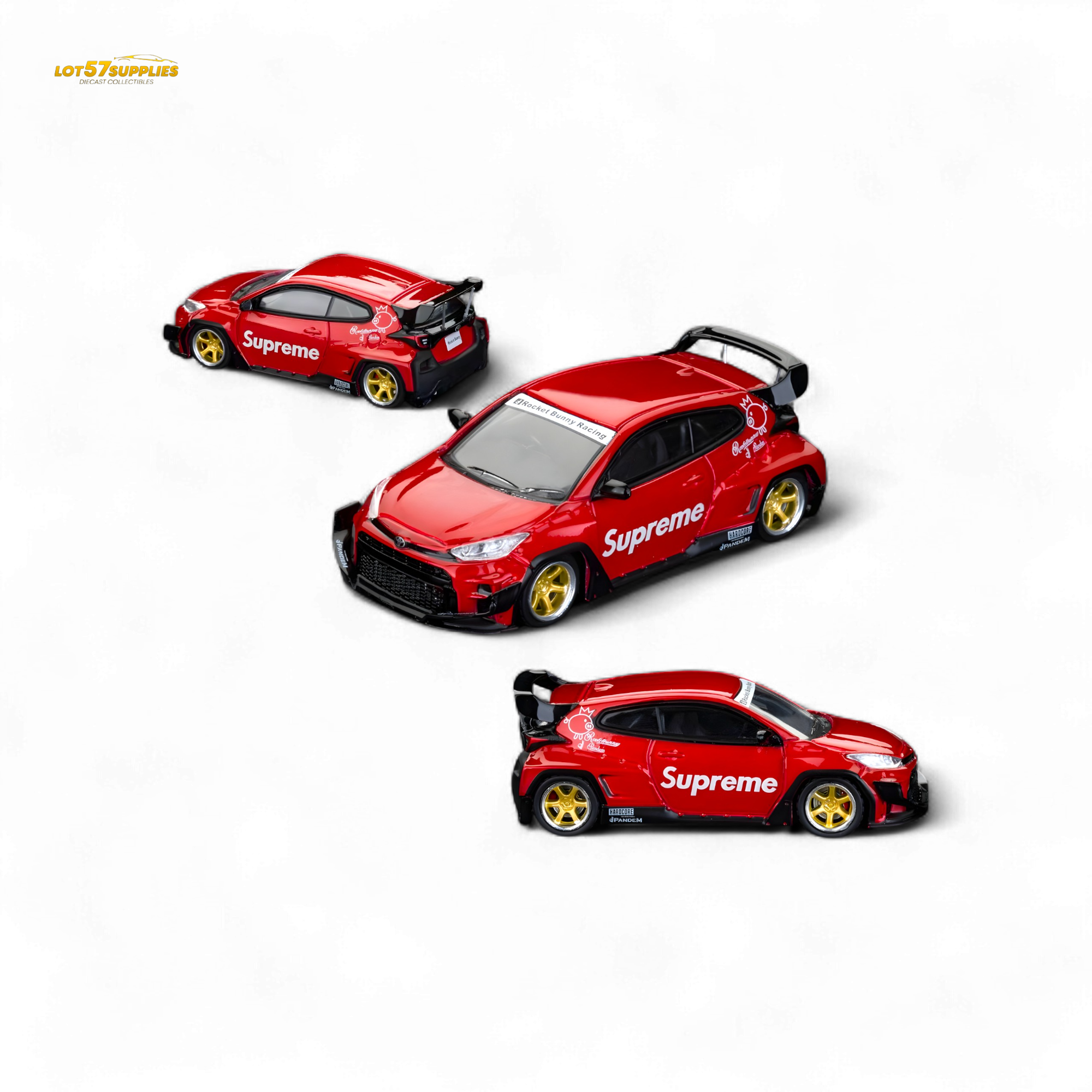 ET Model x Fuji Toyota Yaris GR Pandem S u p r e m e  Livery 1:64